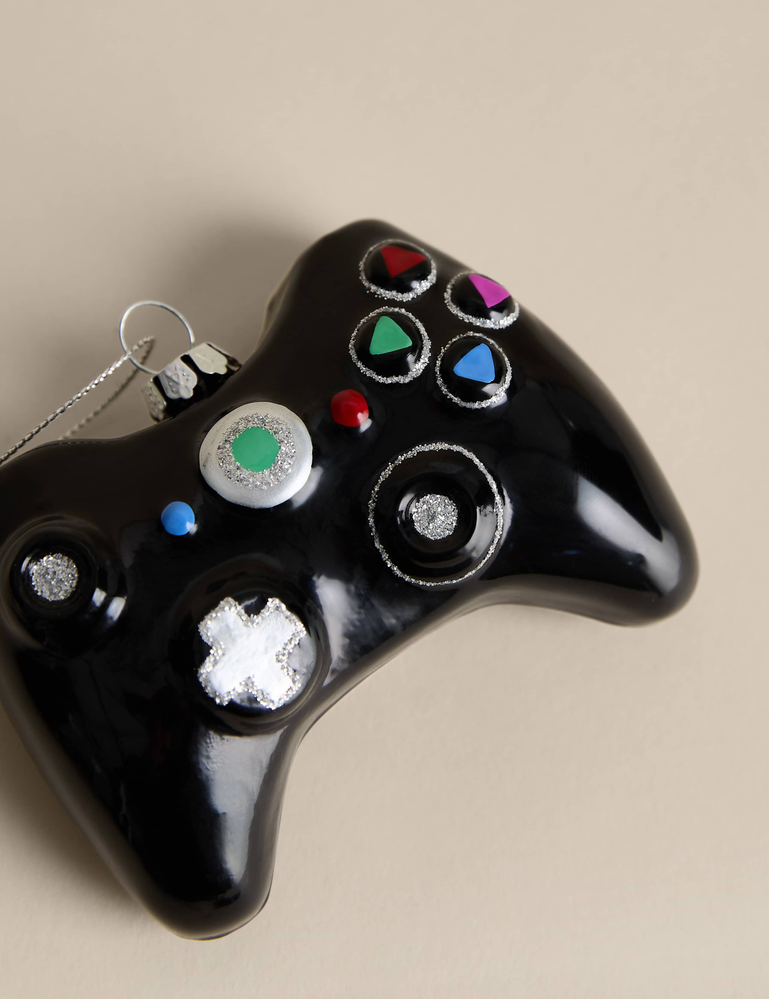 Glass Hanging Game Controller Decoration 2 of 2