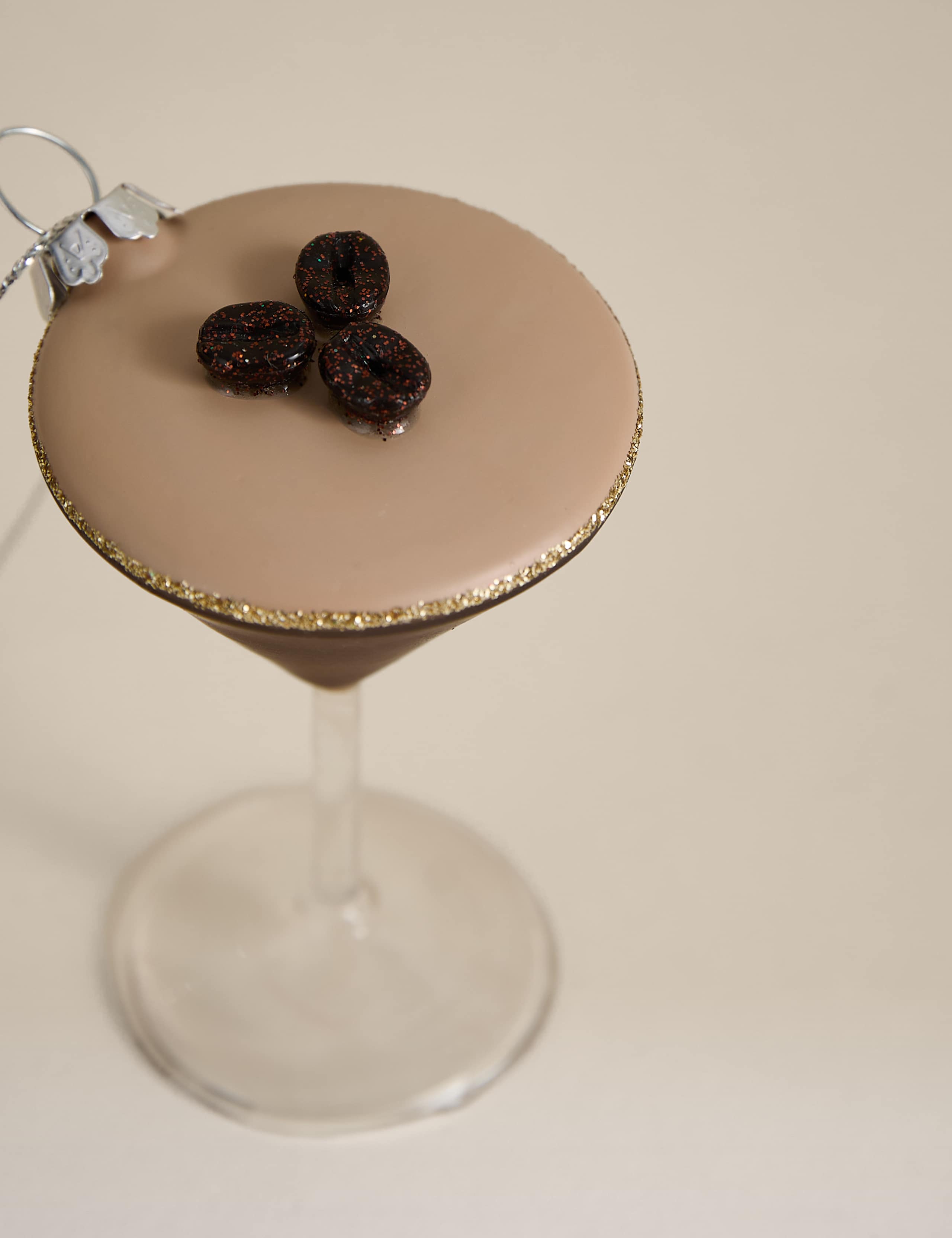 Espresso Martini Glass Hanging Decoration 2 of 3