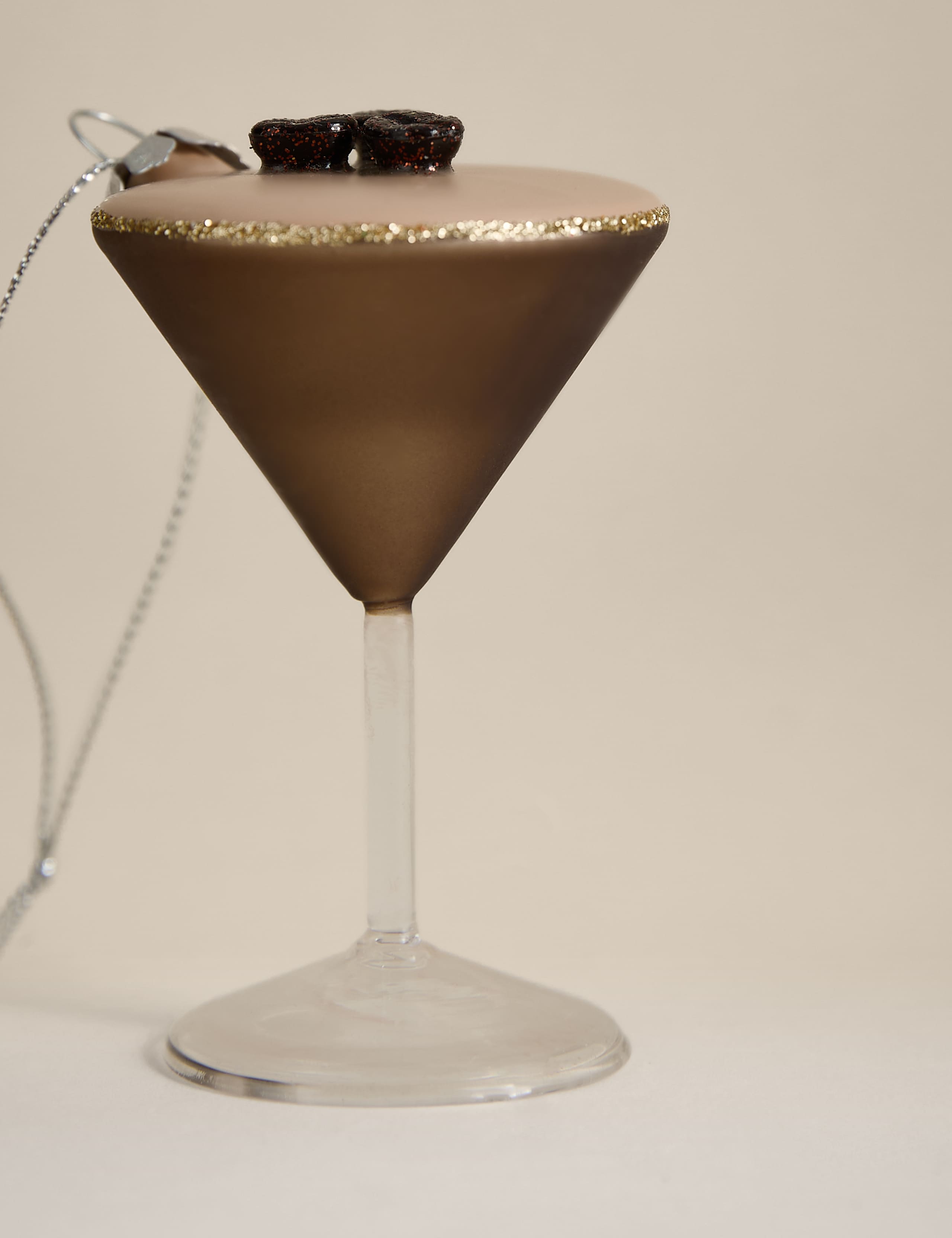 Espresso Martini Glass Hanging Decoration 3 of 3