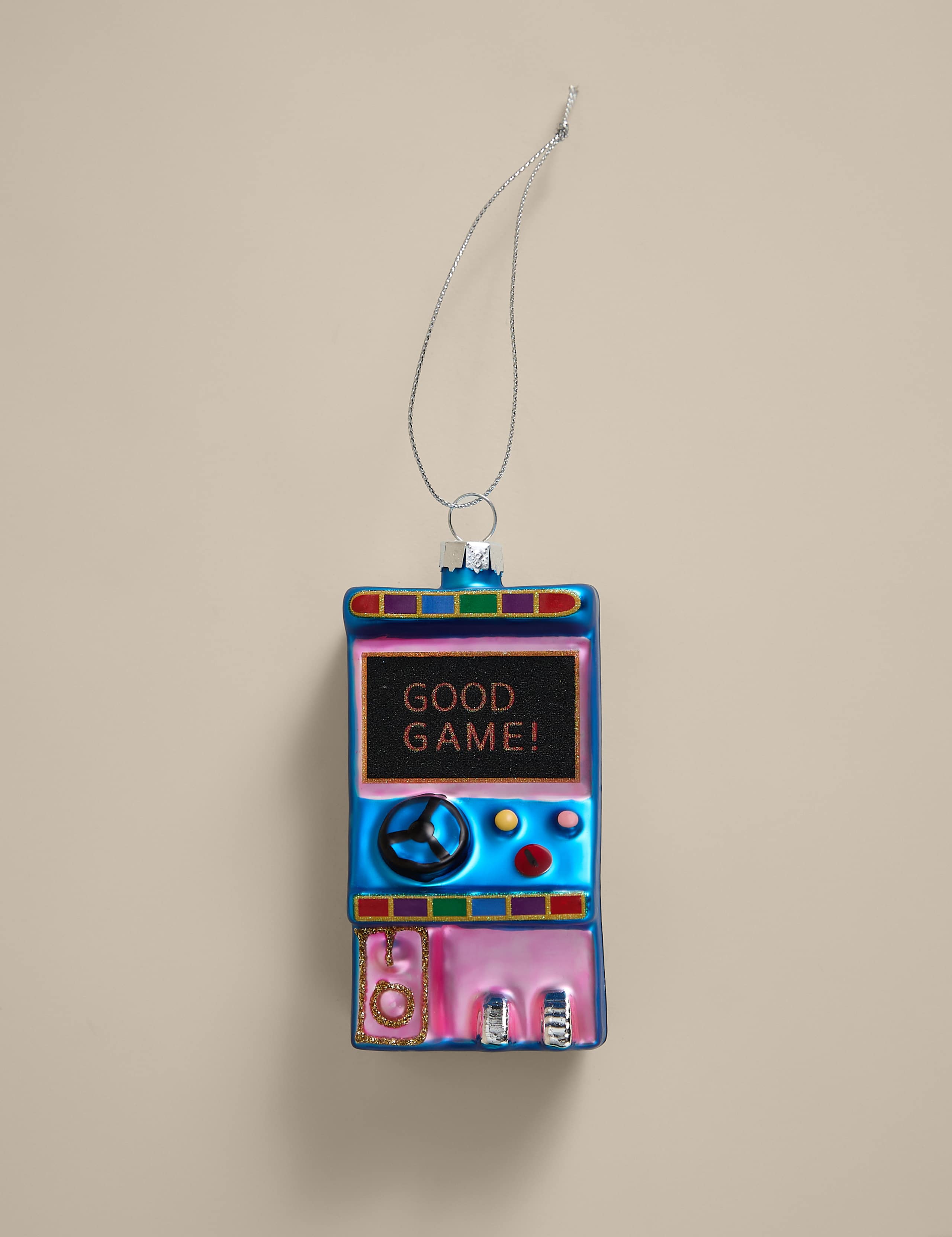 Glass Hanging Retro Game Decoration 2 of 3
