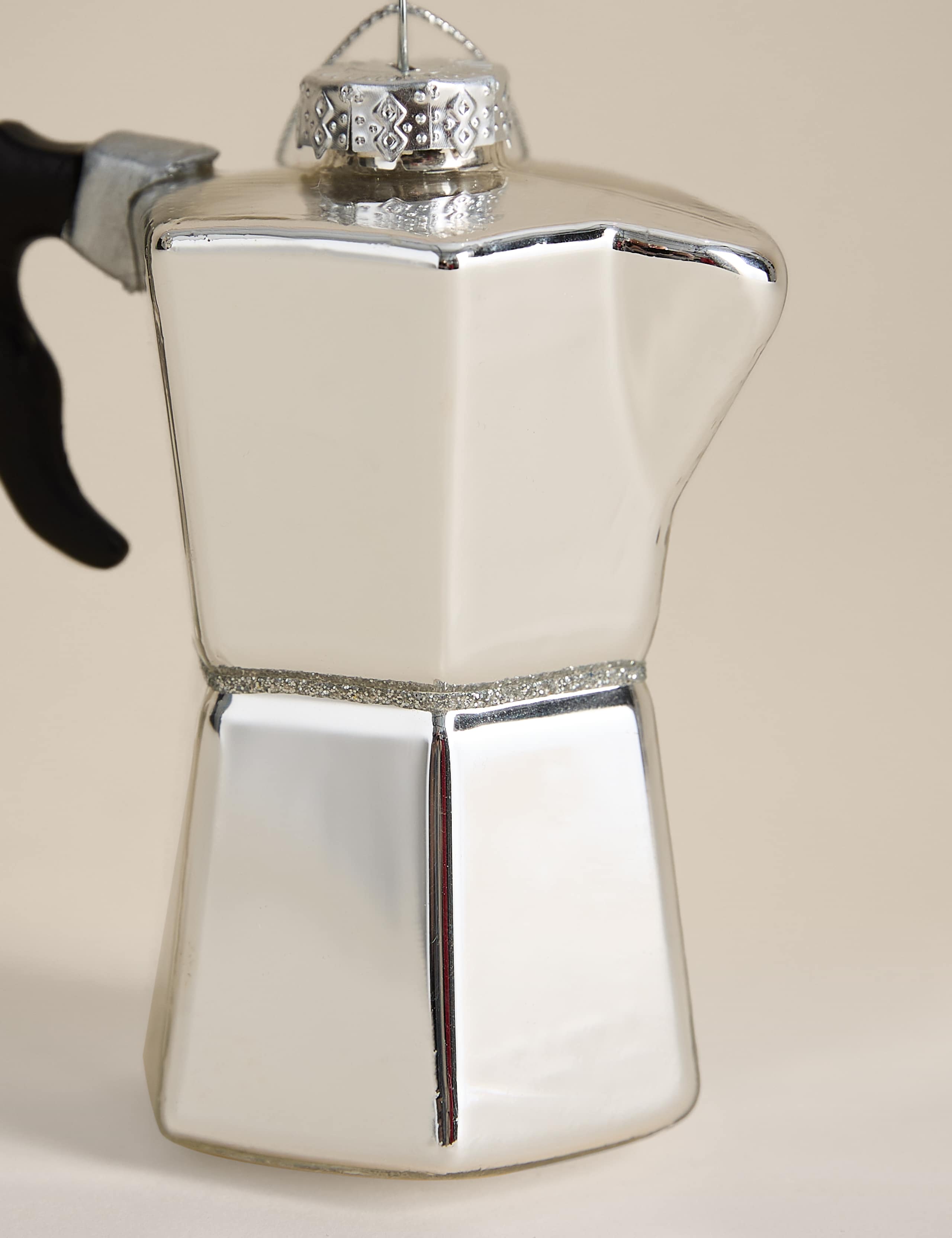 Glass Hanging Espresso Pot Decoration 3 of 3