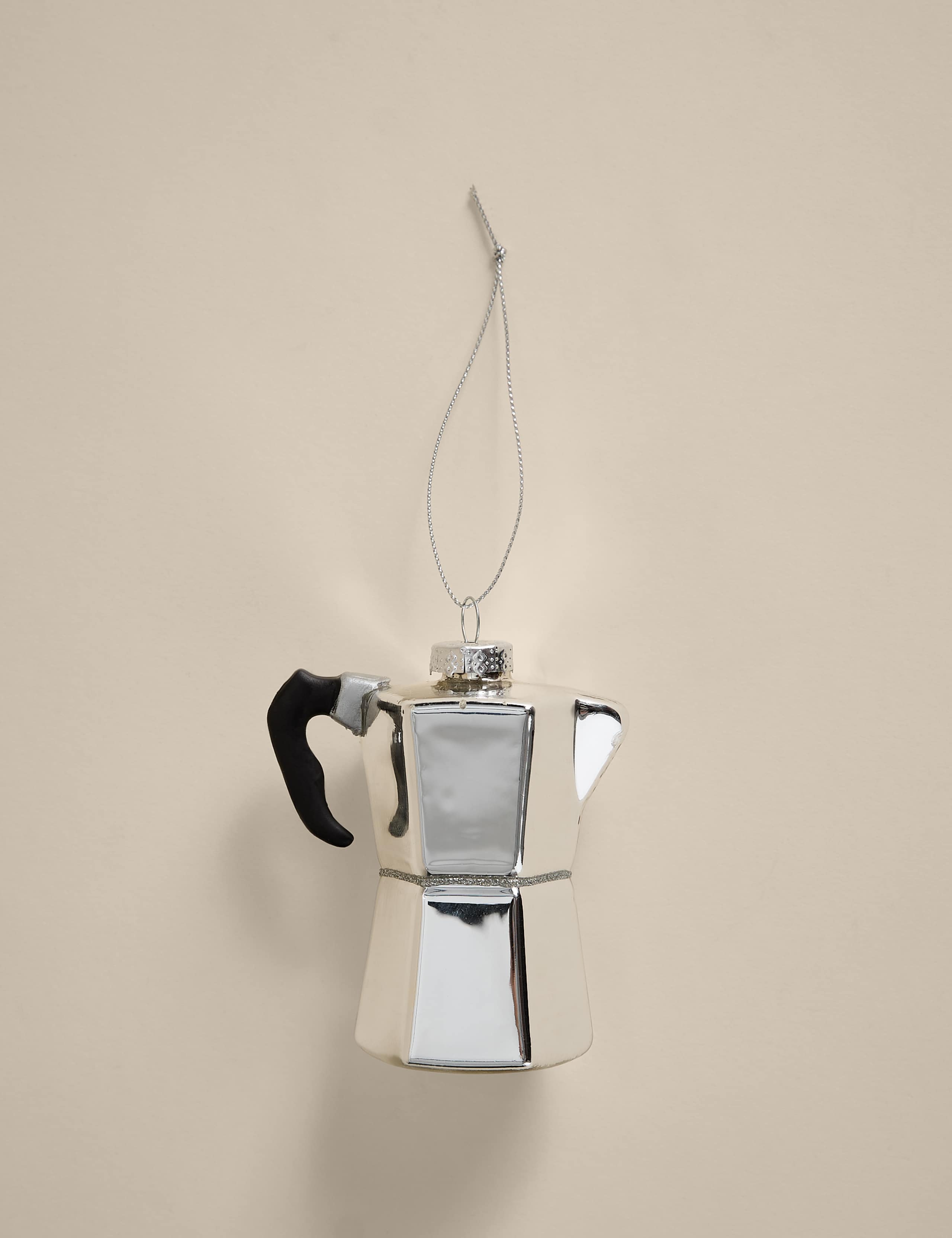 Espresso Pot Glass Hanging Decoration 2 of 3