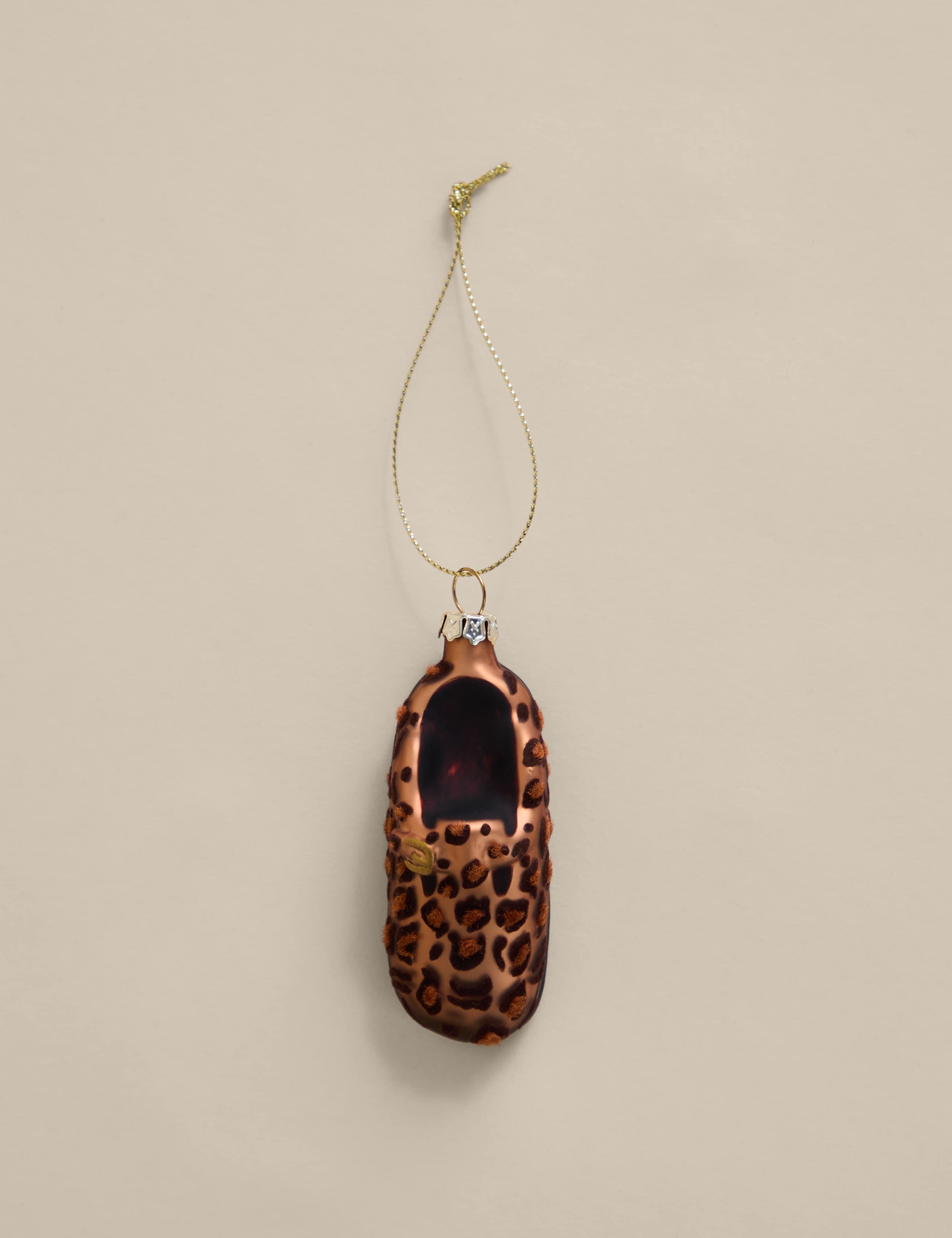 Leopard Mule Glass Hanging Decoration 1 of 2
