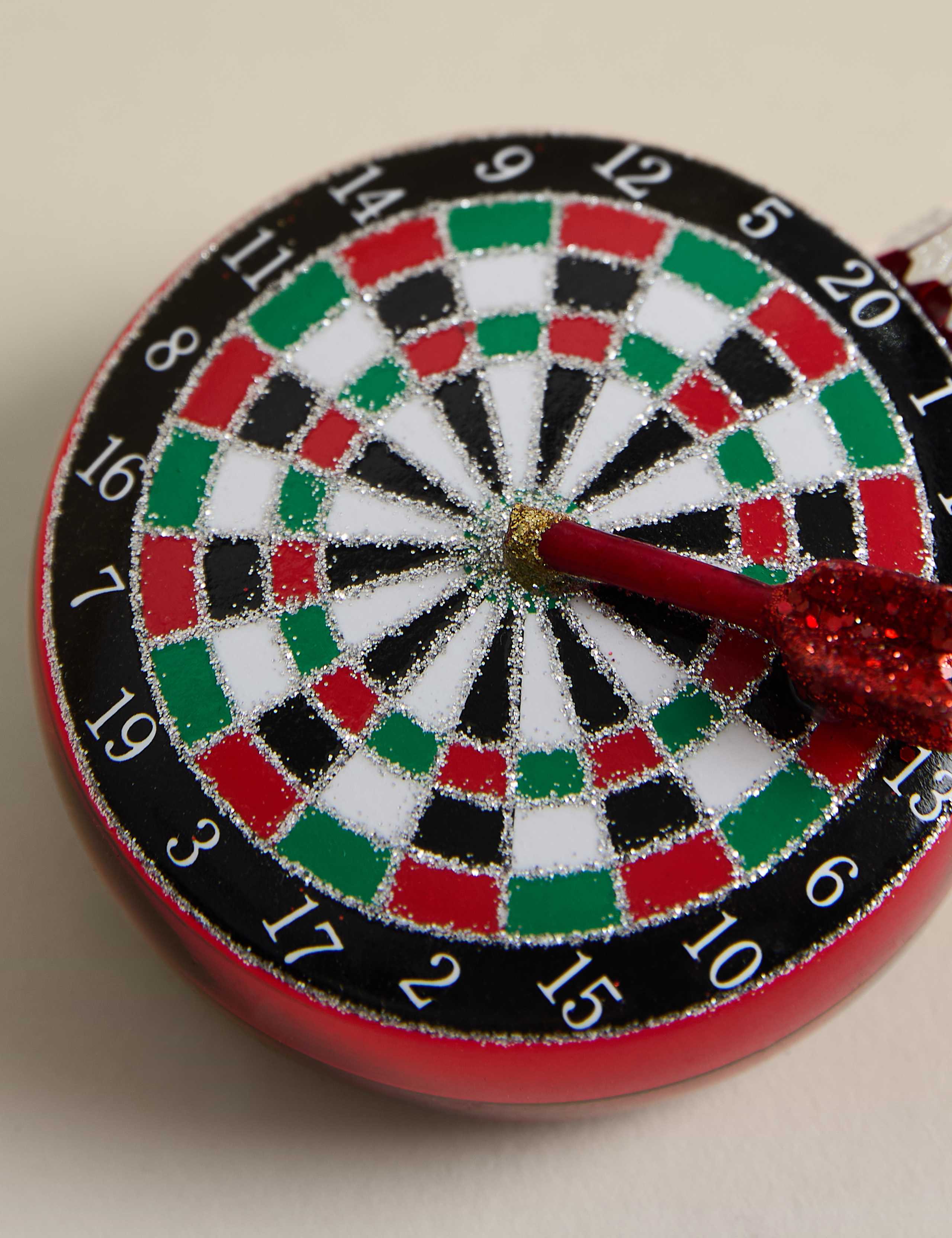 Glass Hanging Darts Decoration 2 of 2