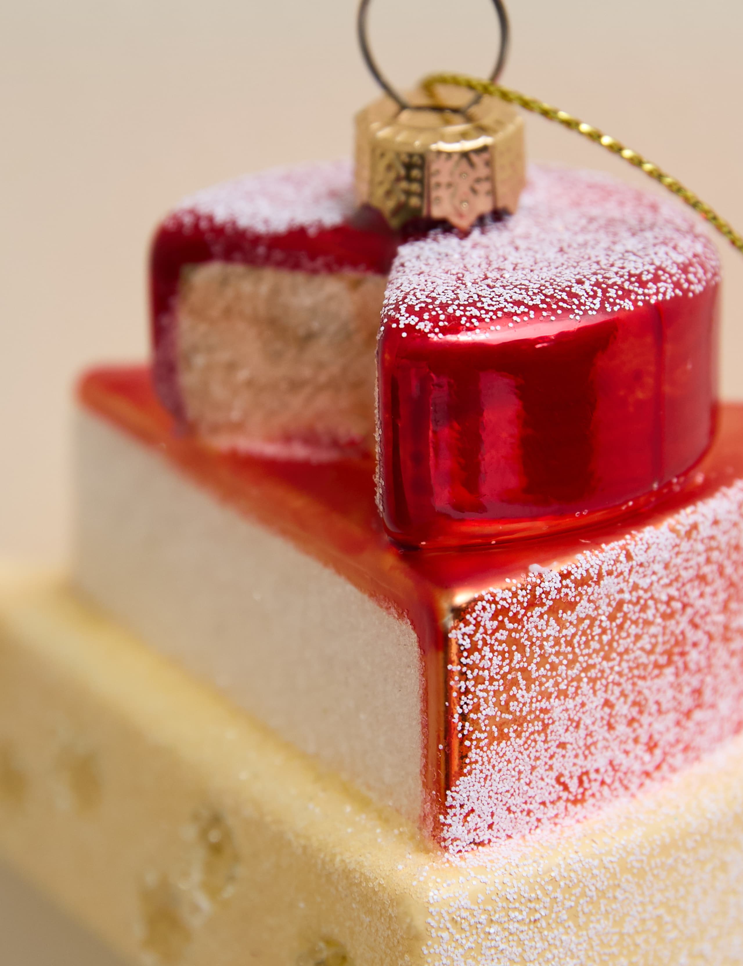 Glass Hanging Cheese Decoration 2 of 2