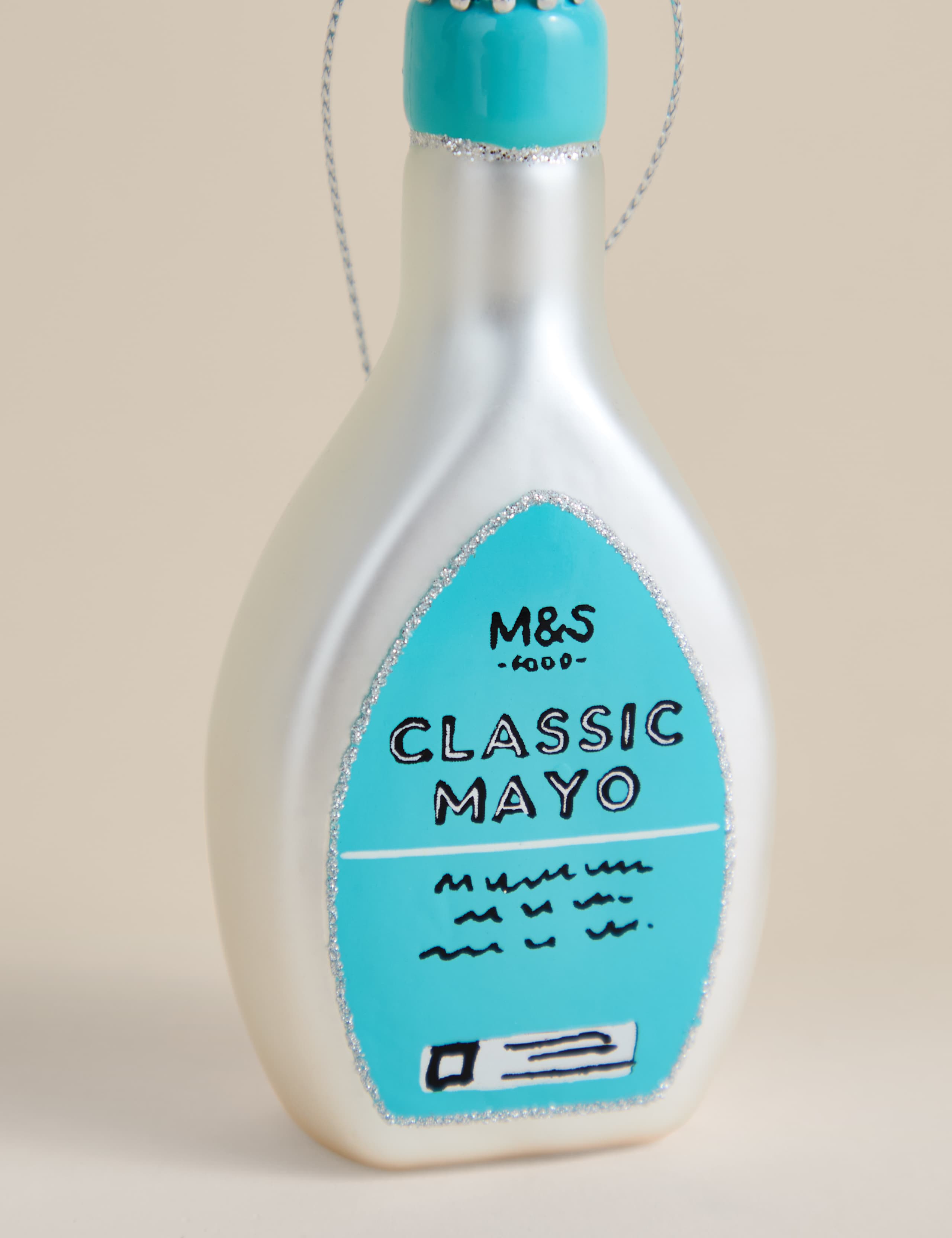 Mayonnaise Glass Hanging Decoration 2 of 2