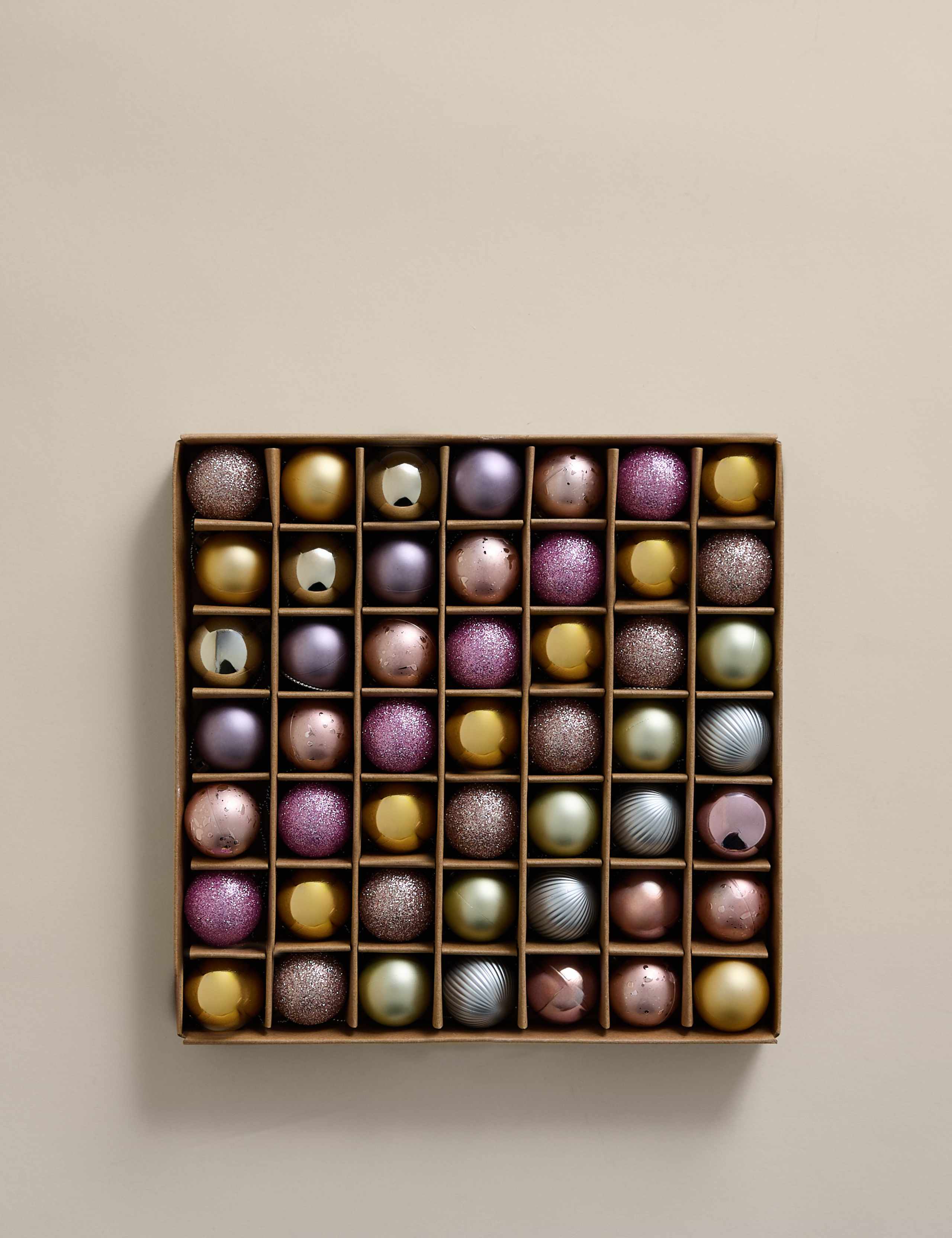 49pk Mini Shatterproof Baubles 2 of 3