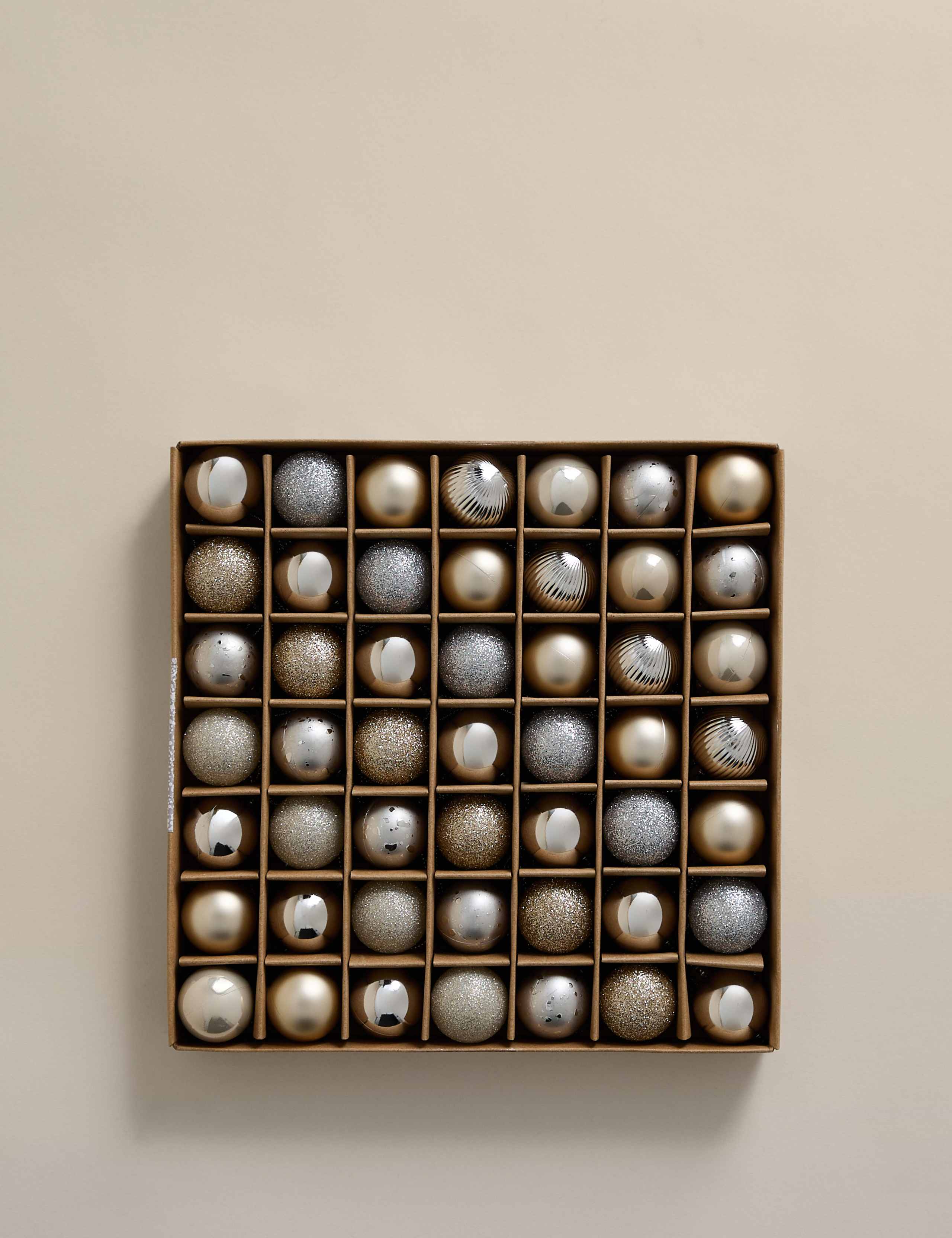 49pk Mini Shatterproof Baubles 2 of 3