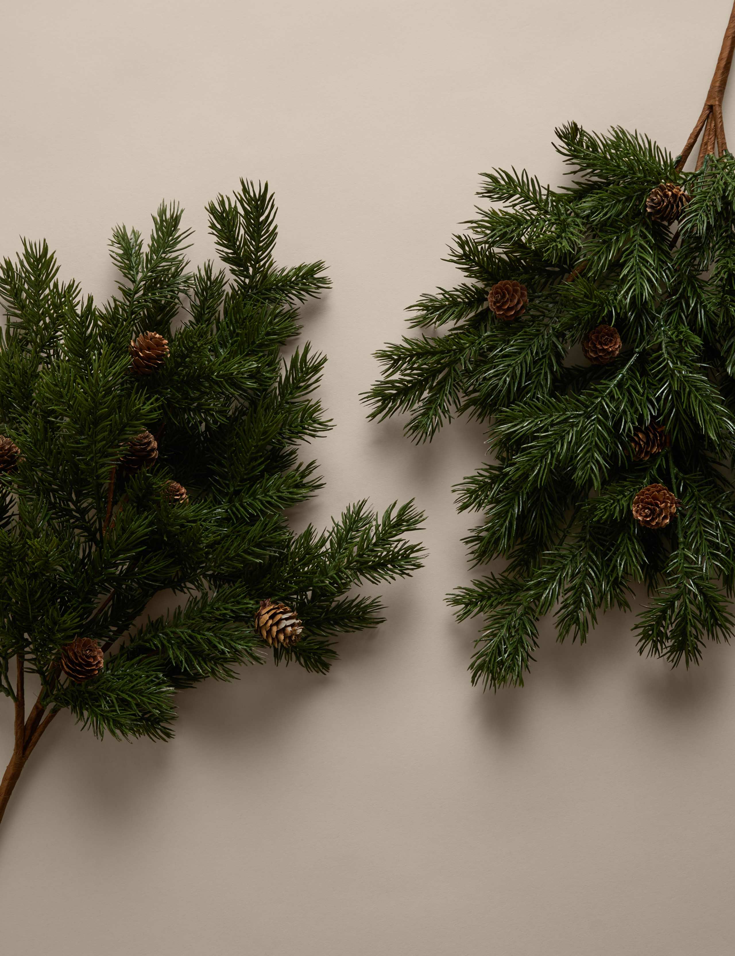 2pk Green Pine Cone Tree Picks 4 of 4