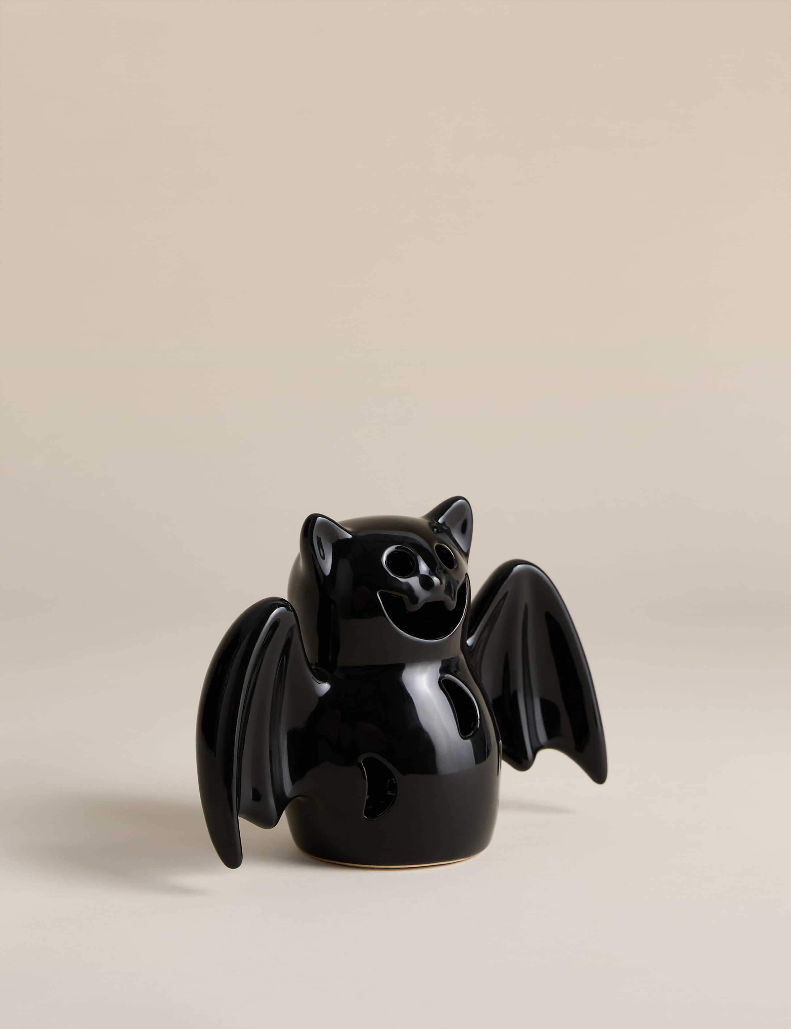 Halloween Light Up Ceramic Bat 2 of 4