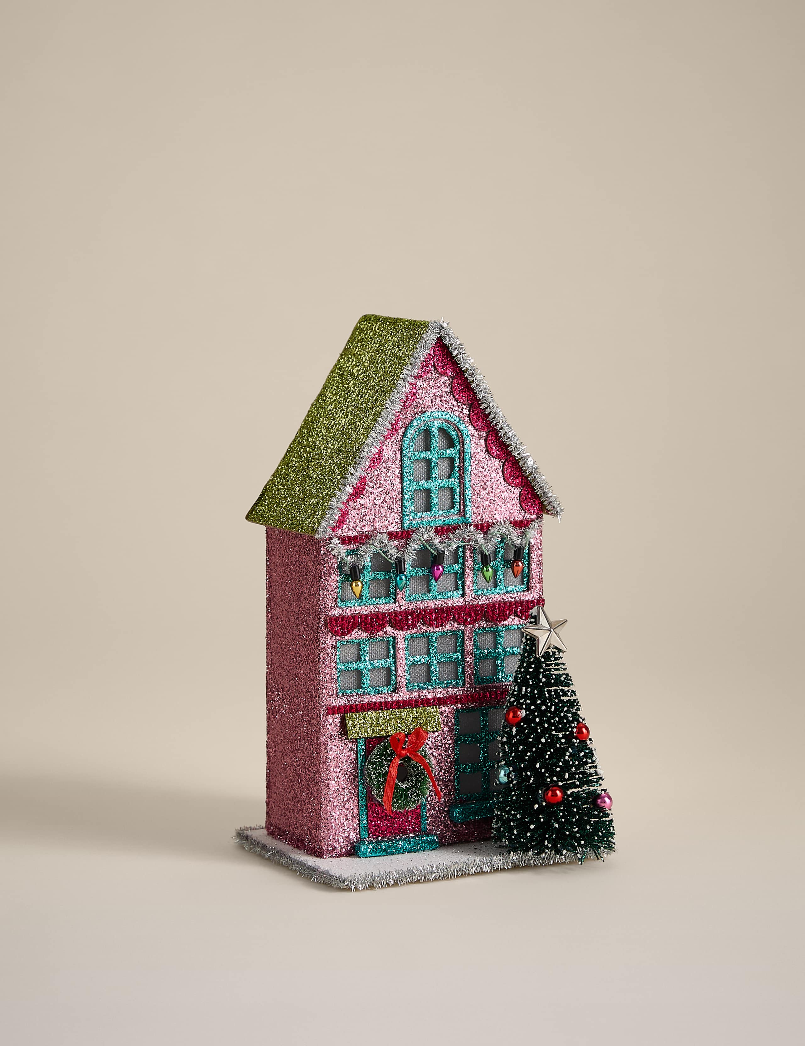 Light Up Pink Townhouse Room Decoration 3 of 4