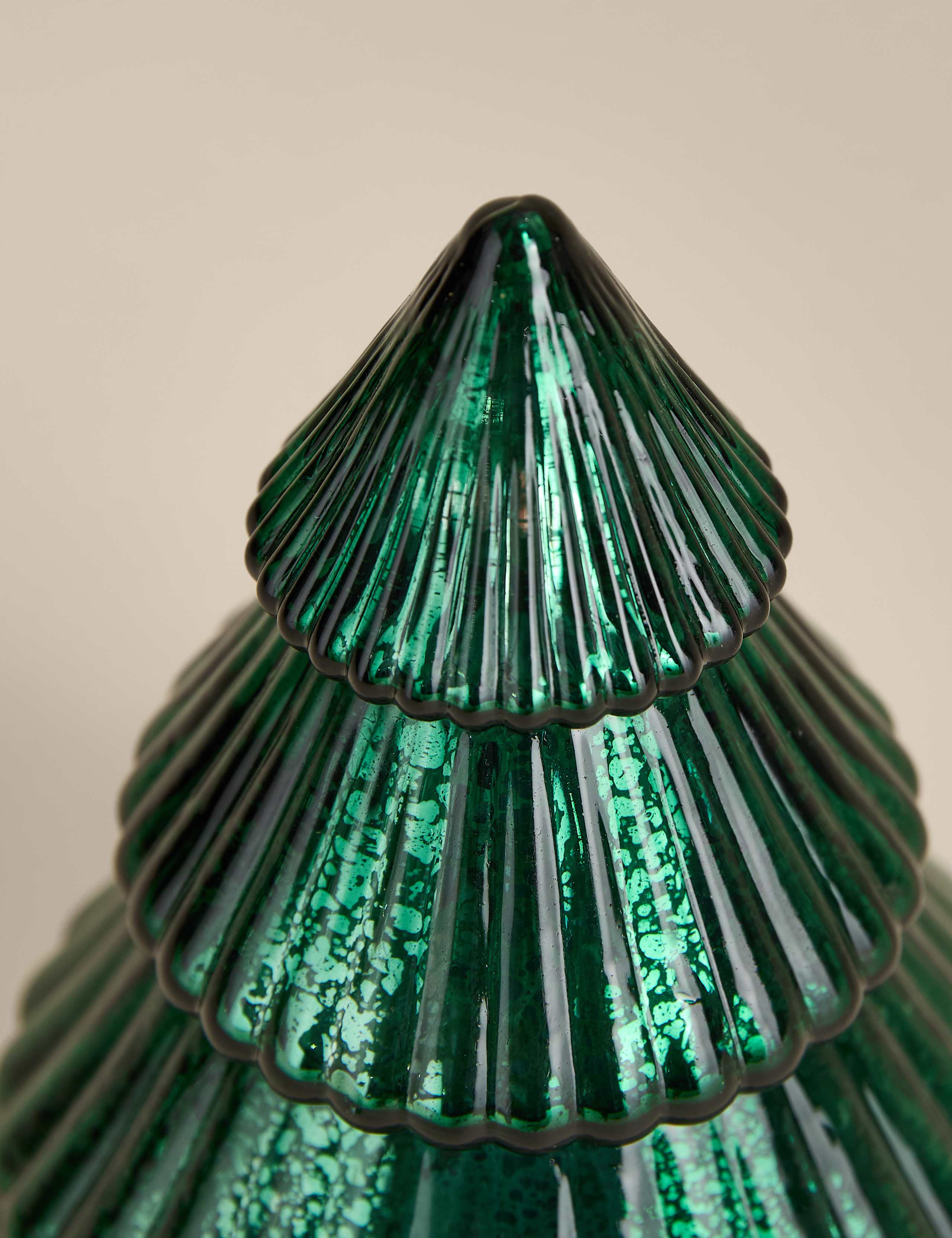 Glass Light Up Wide Tree Decoration 4 of 4