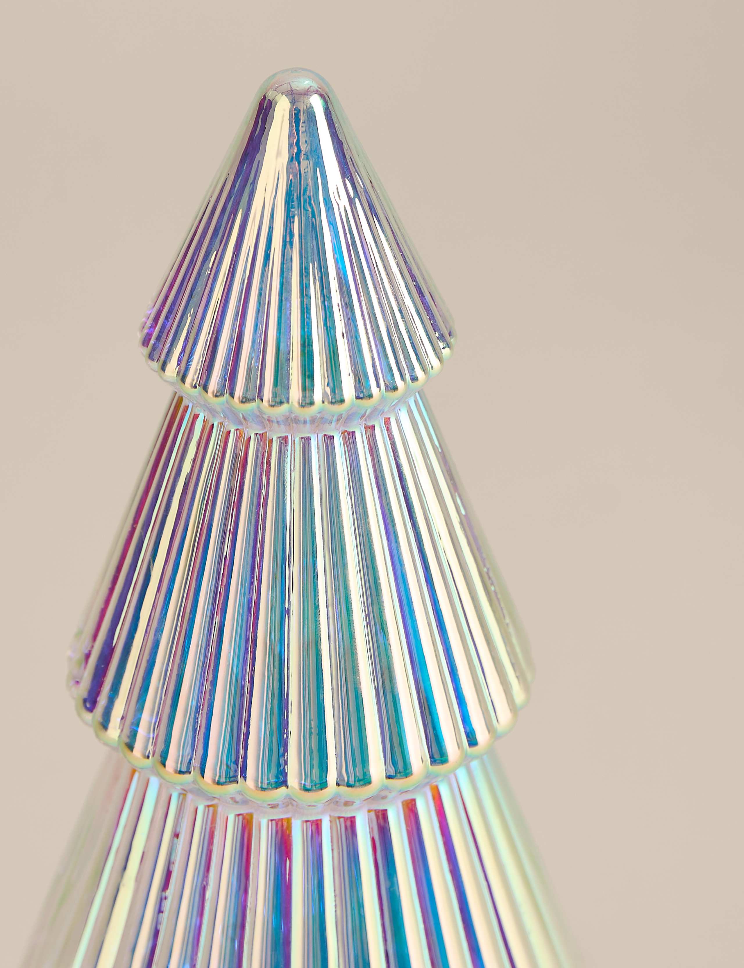 Glass Light Up Pearl Tree Decoration 4 of 4