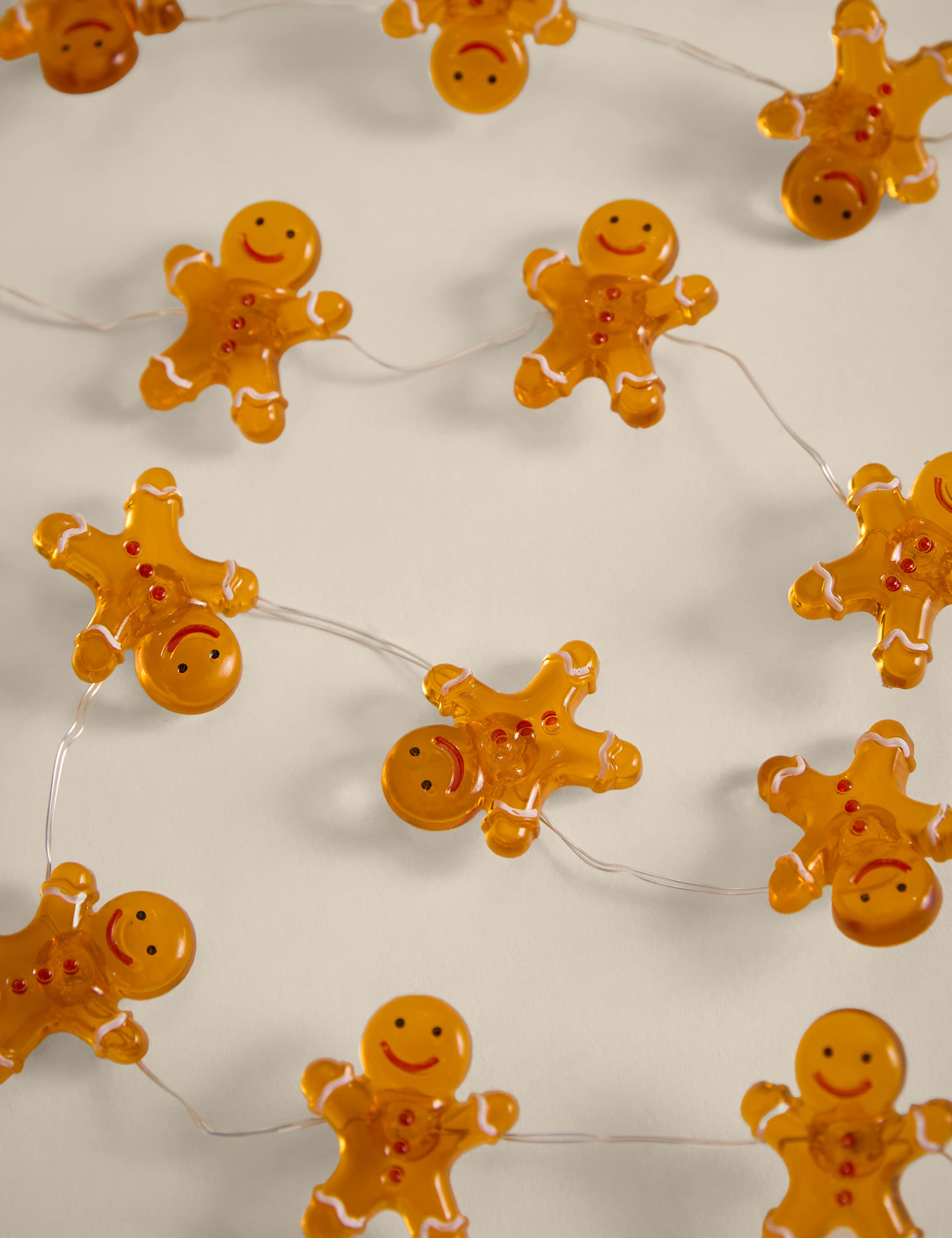 20 Gingerbread Battery String Lights 2 of 3