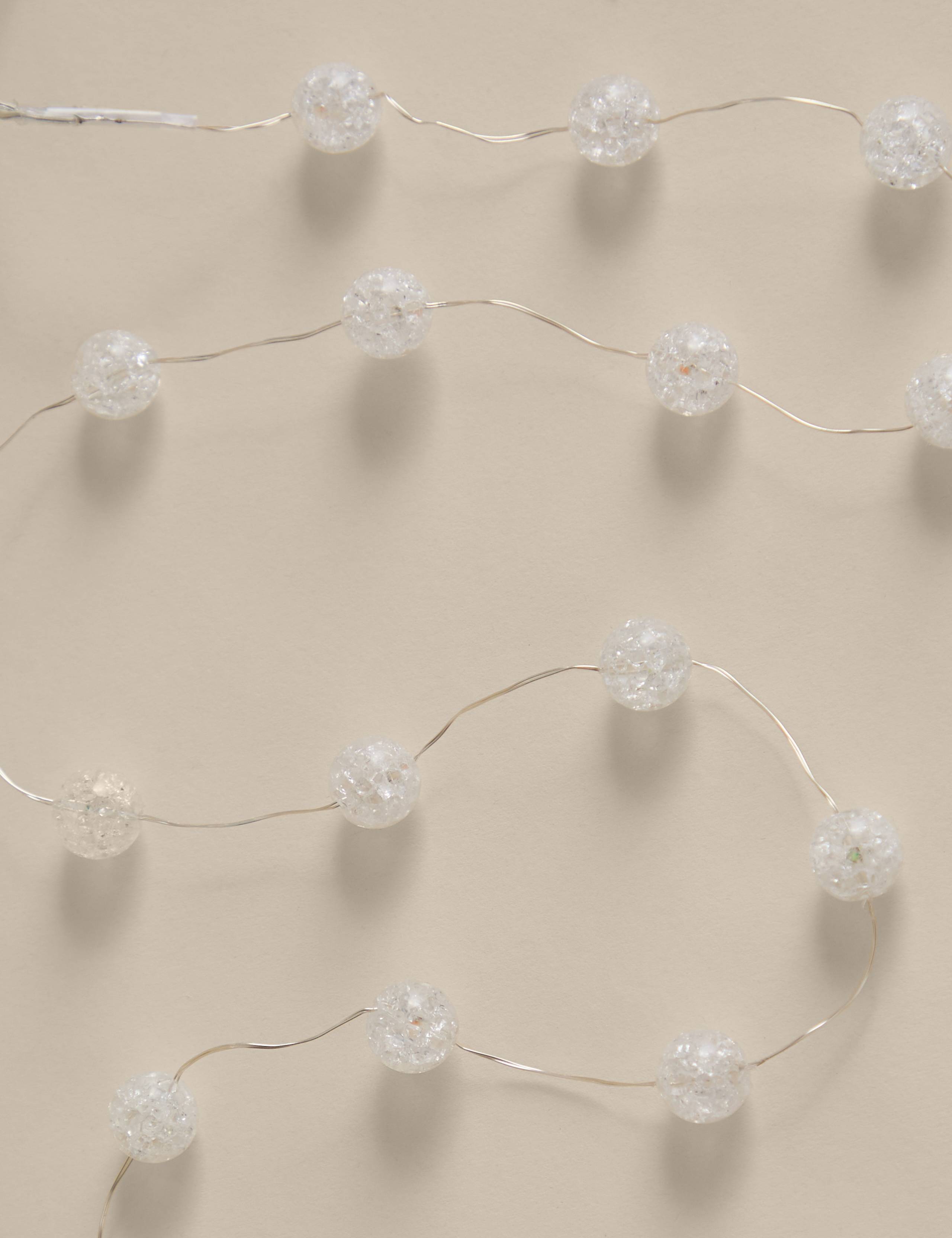 20 Pastel Frosted Ball Battery String Lights 2 of 3