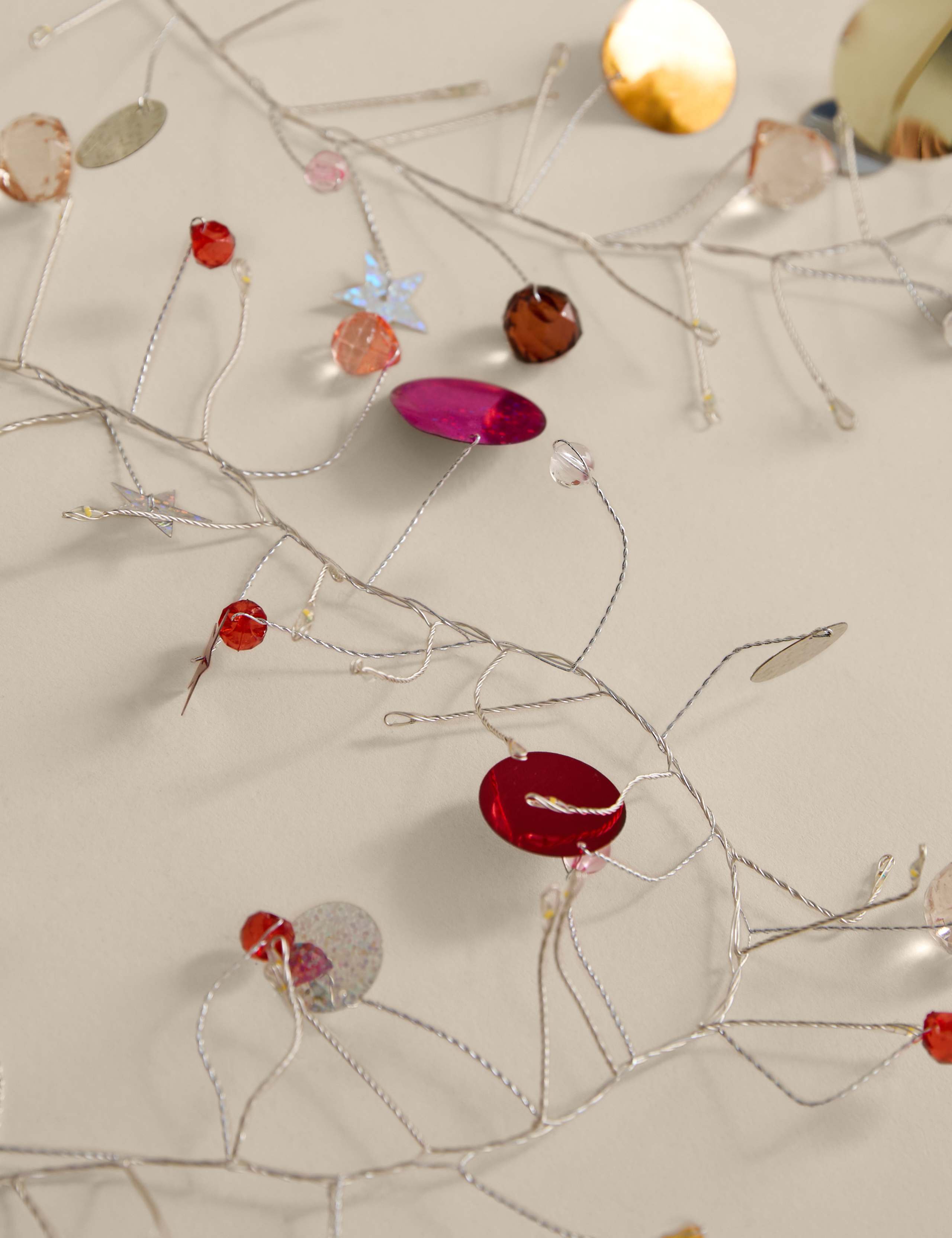 Light Up Confetti Beaded Garland 2 of 3