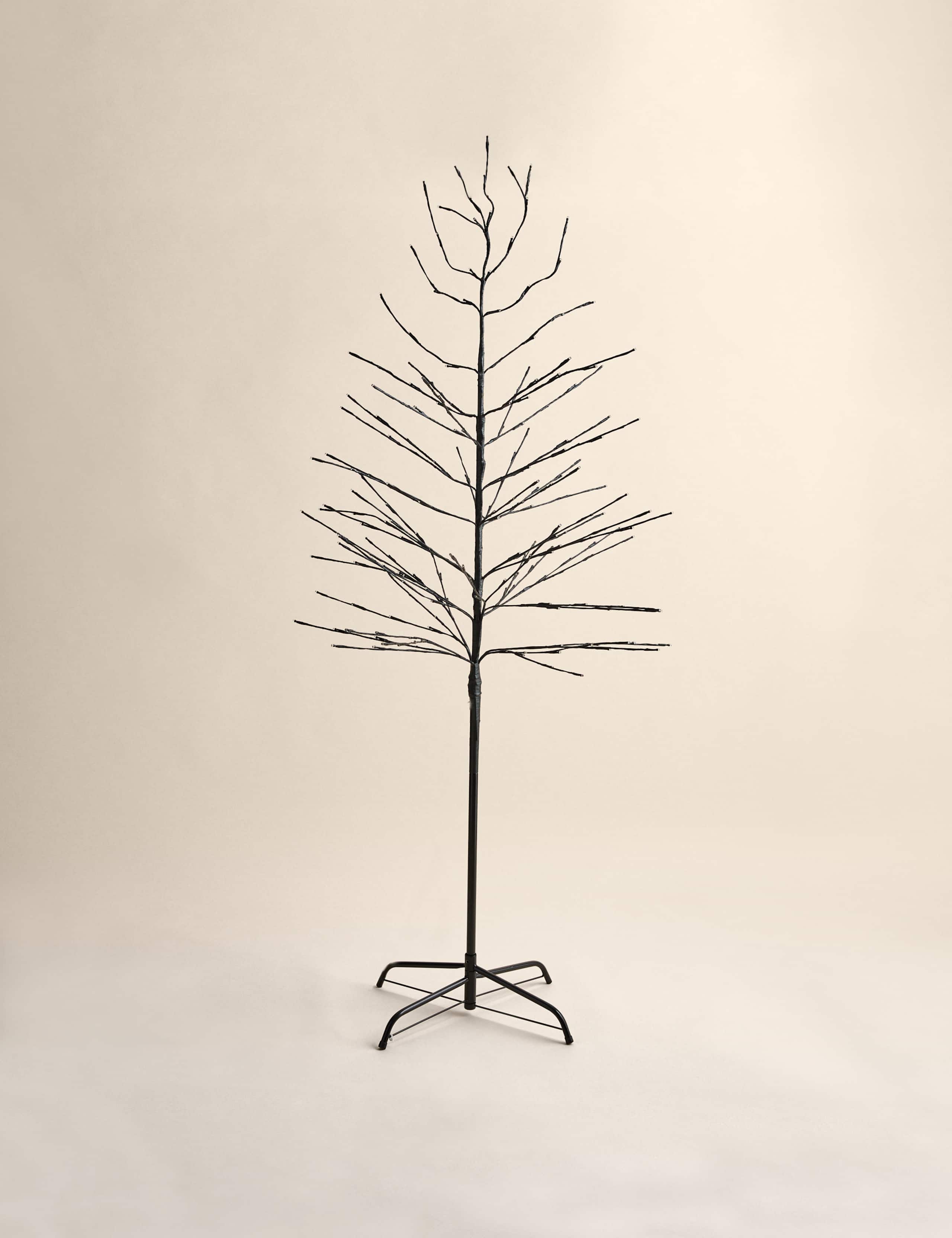 6ft Pre-Lit Outdoor Twig Tree 2 of 4