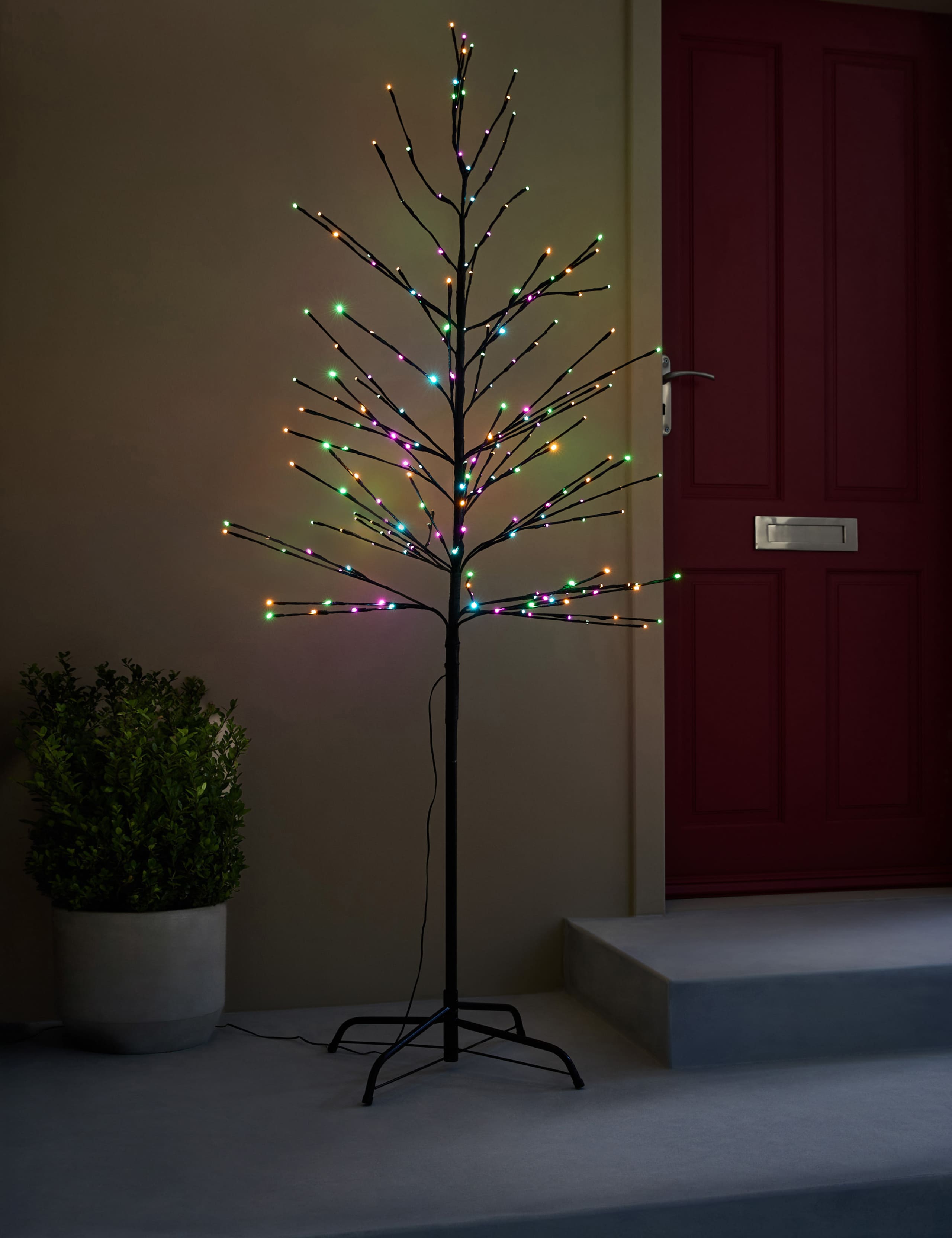 6ft Pre-Lit Outdoor Twig Tree 4 of 4