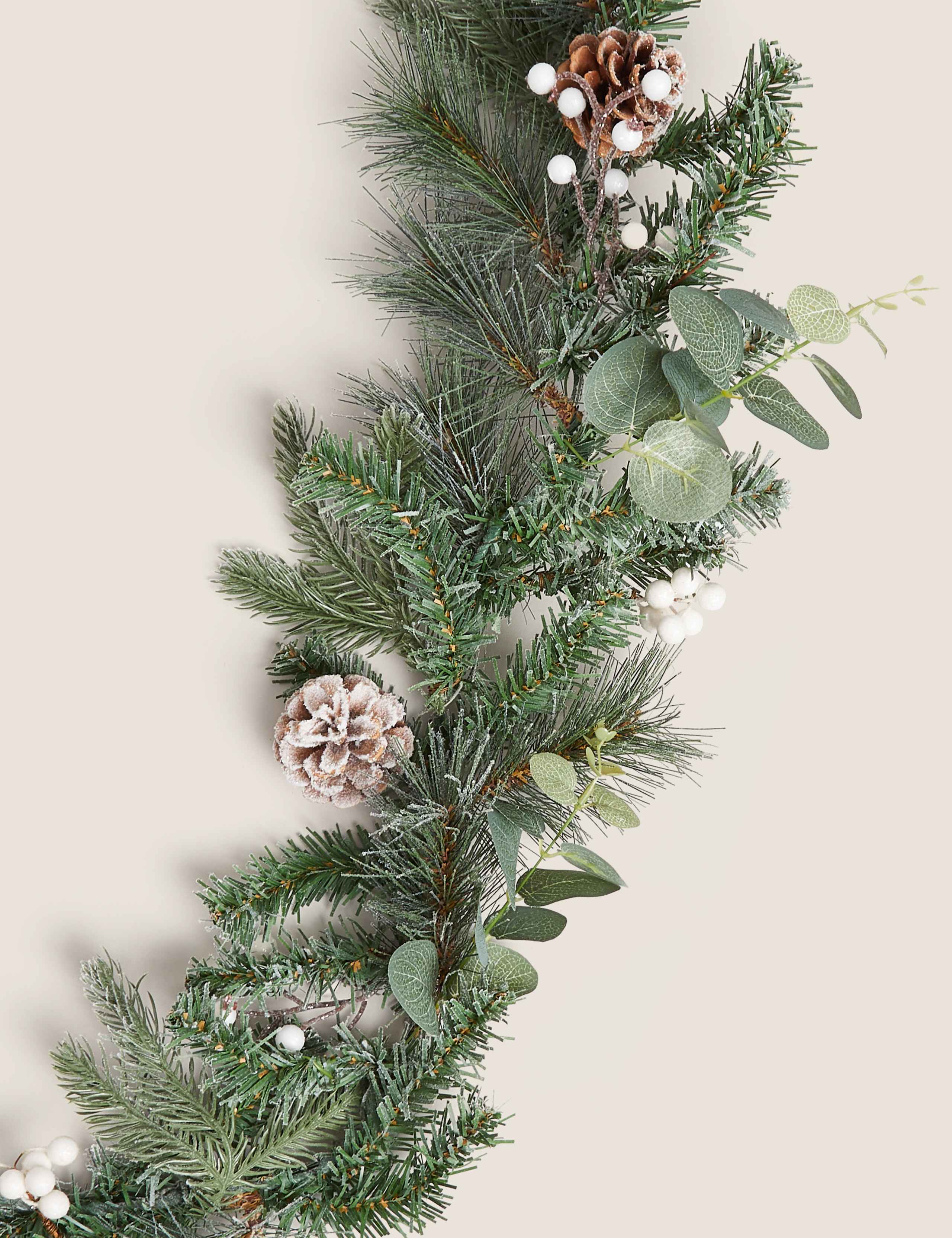 6ft Mistletoe & Pine Garland 2 of 2