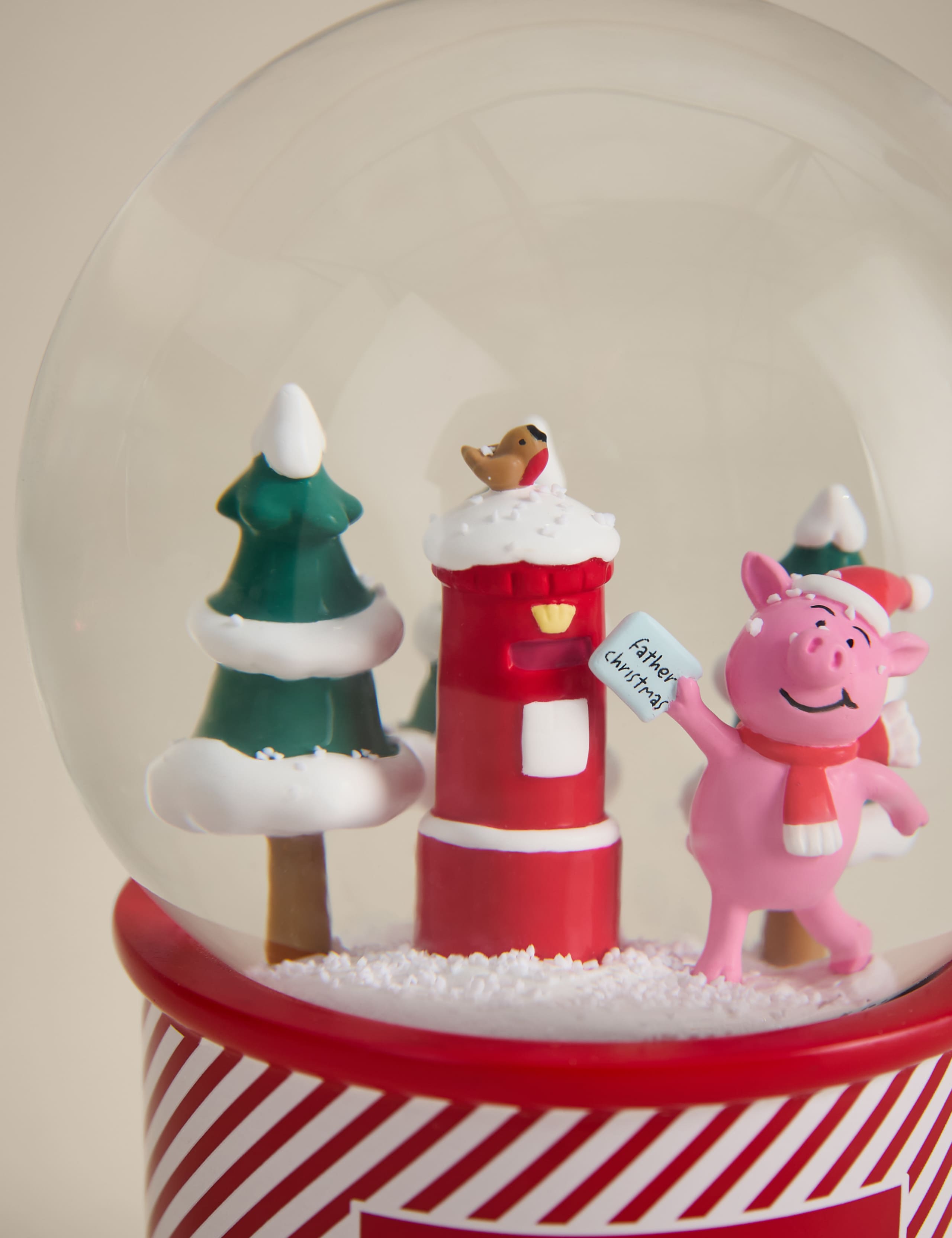 Light Up Percy Pig™ Snow Globe 4 of 4