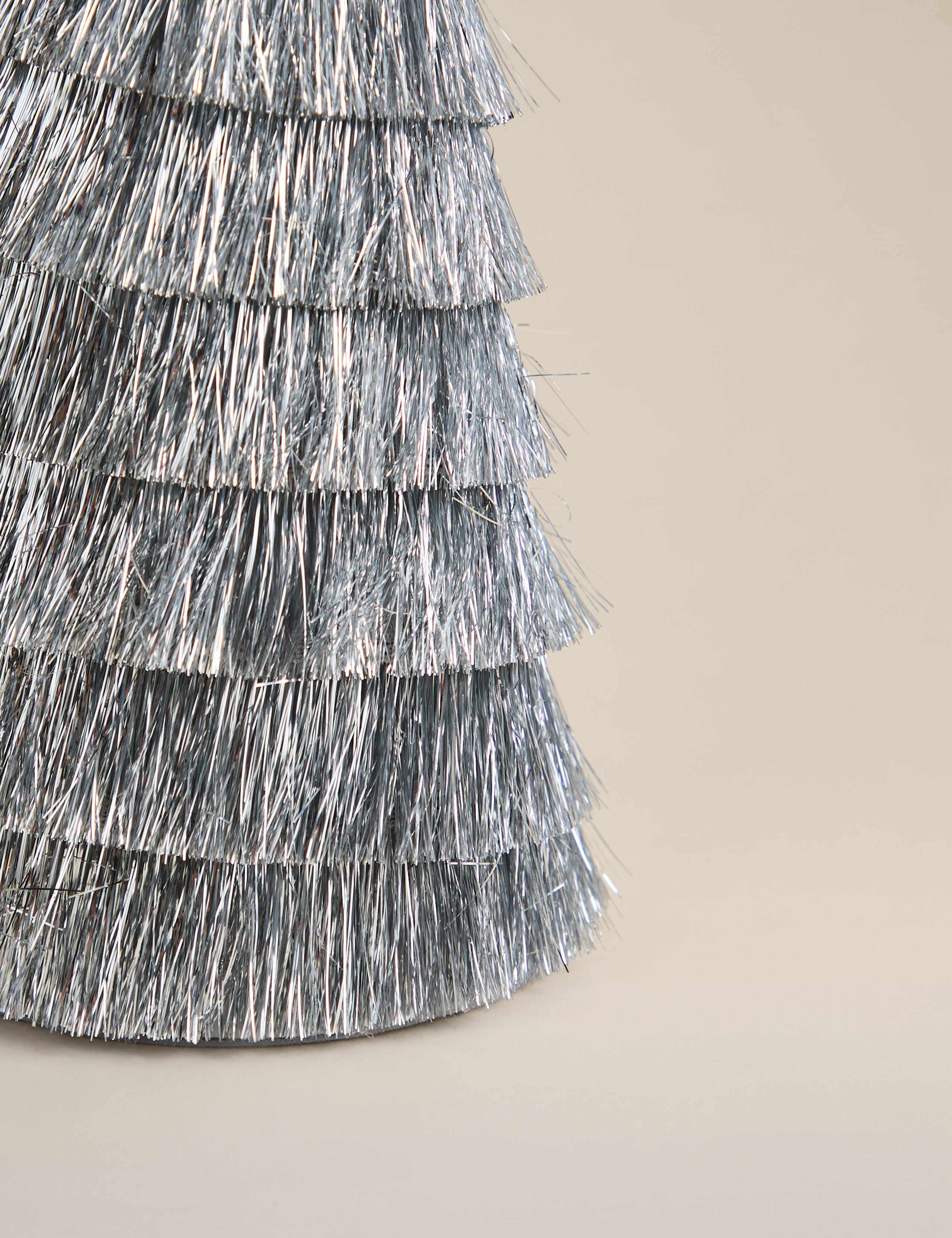 Tinsel Christmas Tree Room Decoration 2 of 3