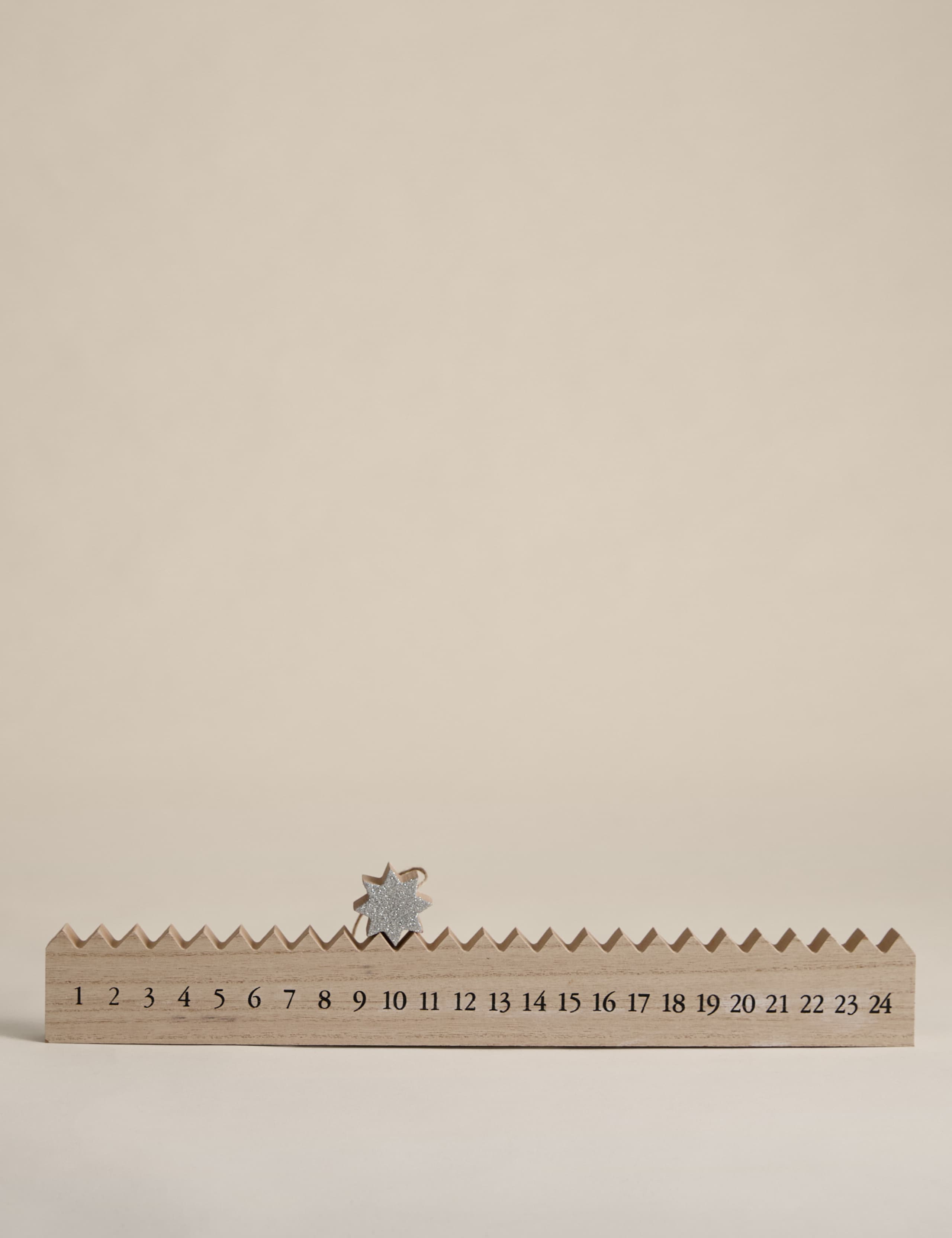 Wooden Star Advent Calendar 1 of 3