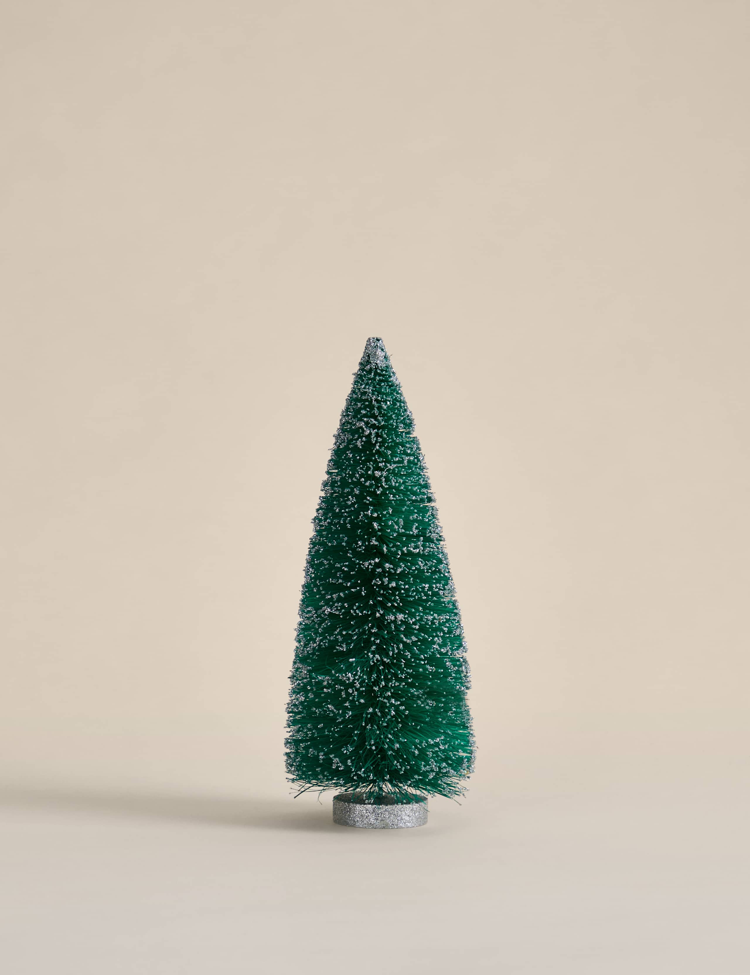 8pk Bristle Christmas Tree Room Decorations 3 of 4