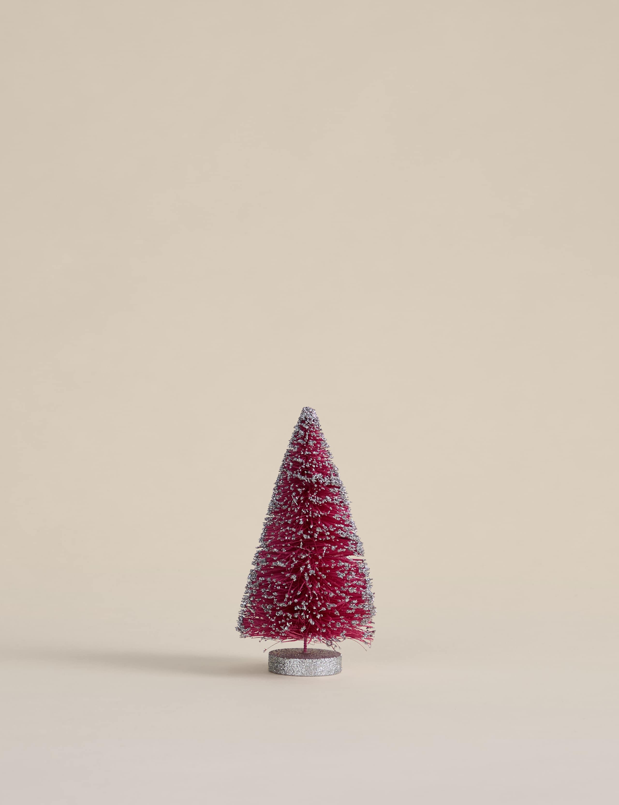 8pk Bristle Christmas Tree Room Decorations 4 of 4