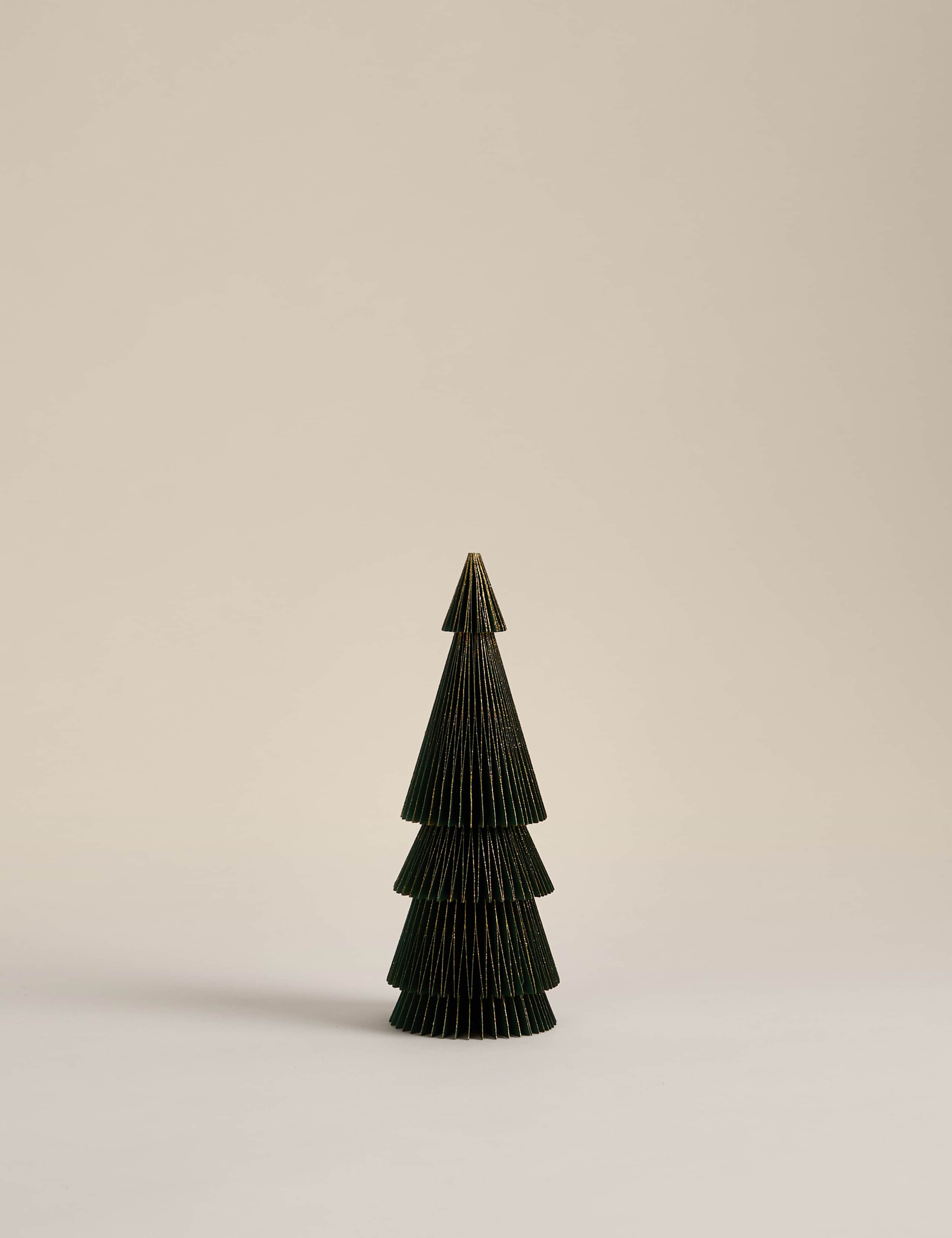3pk Paper Christmas Tree Room Decorations 4 of 5