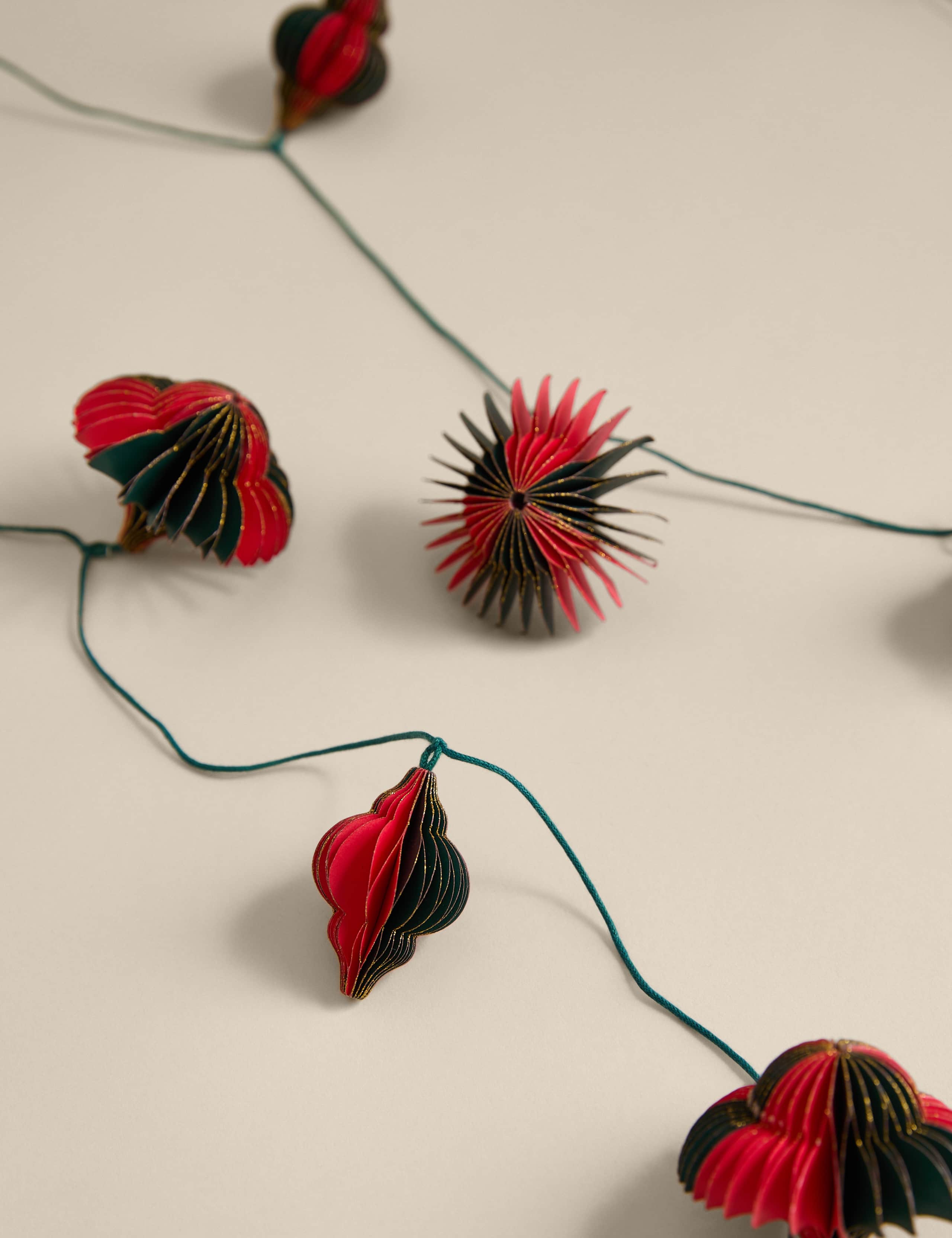 Paper Bauble Decorative Garland 2 of 3
