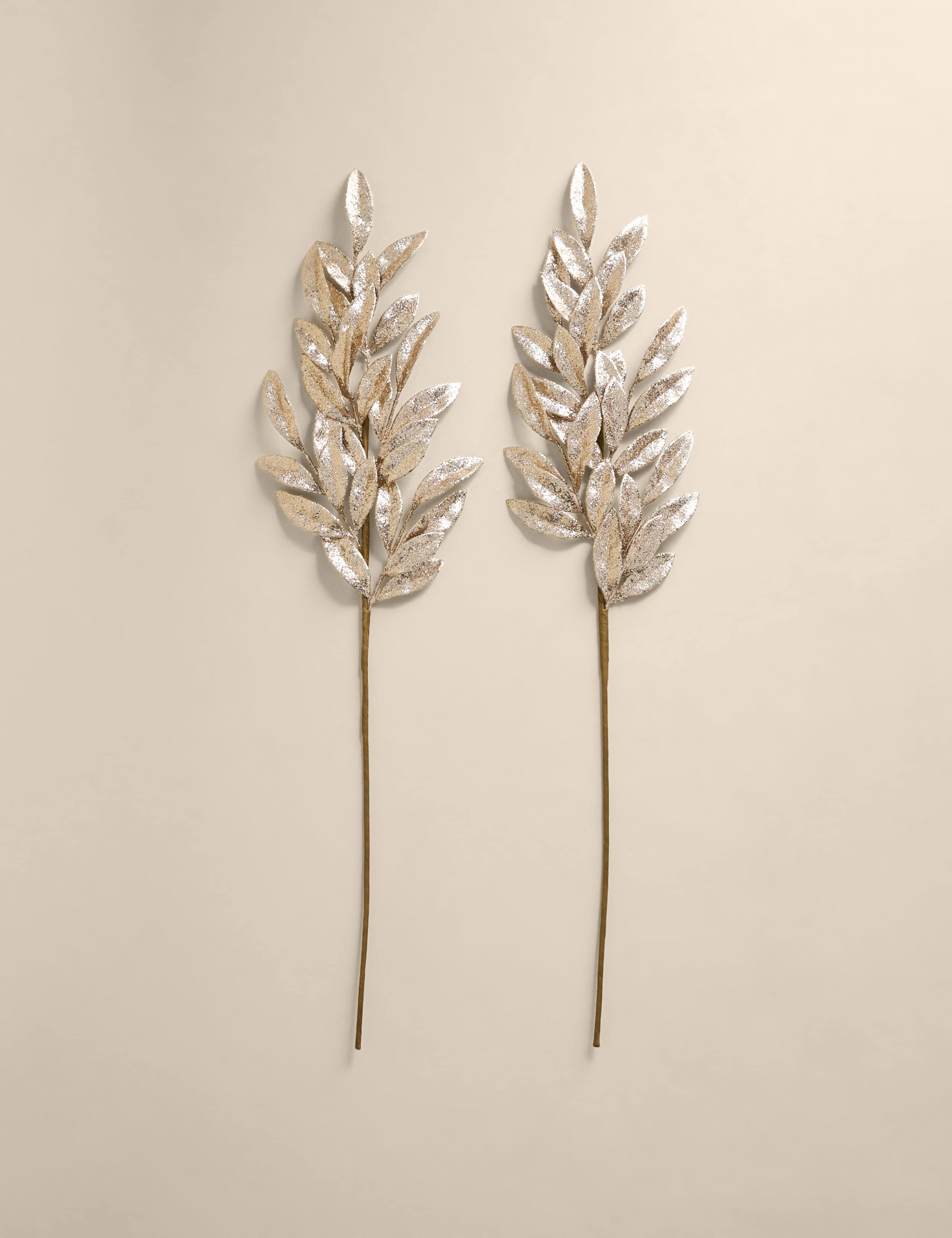 2pk Glitter Tree Picks 2 of 4