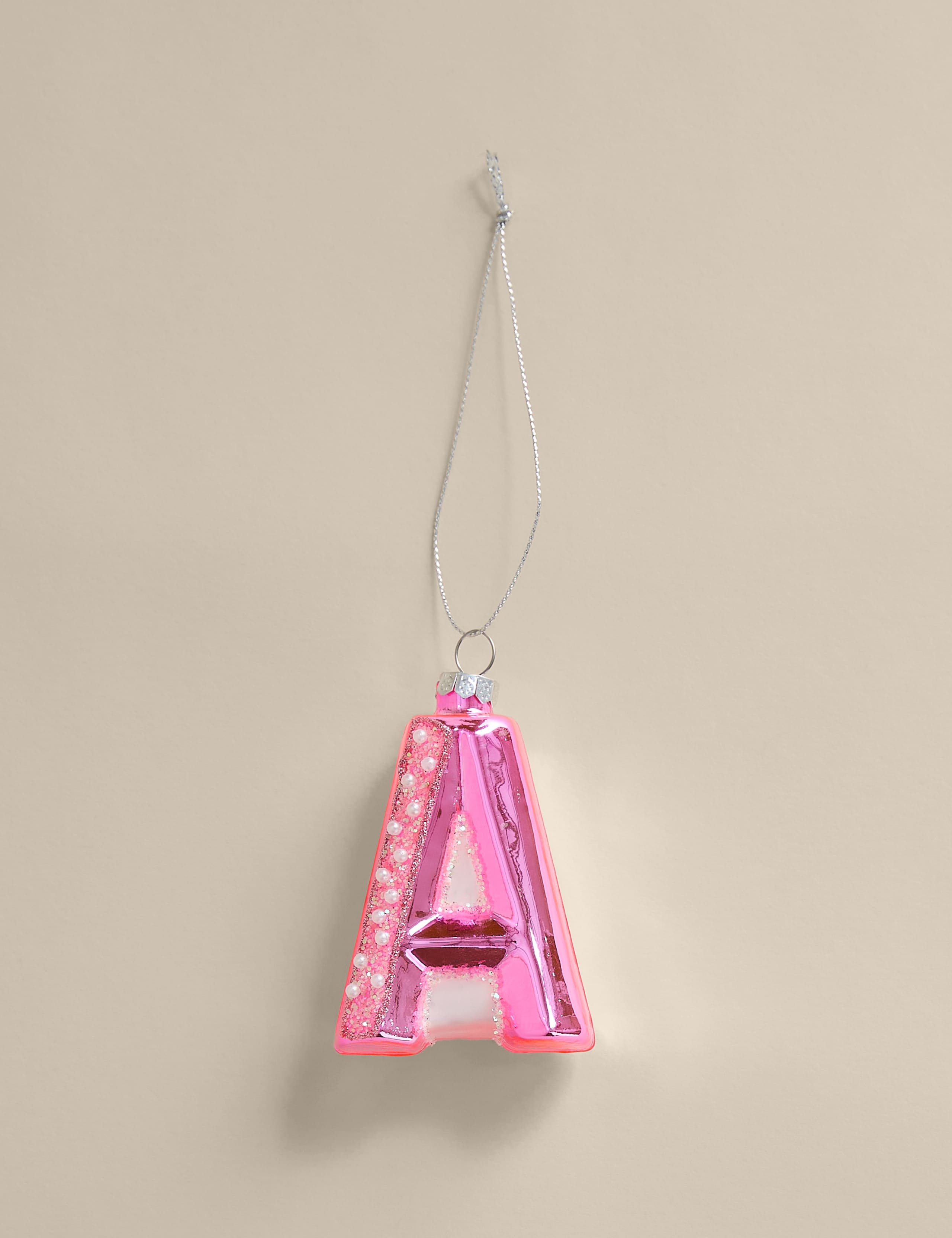 Glass Beaded Hanging Alphabet Decoration 3 of 3