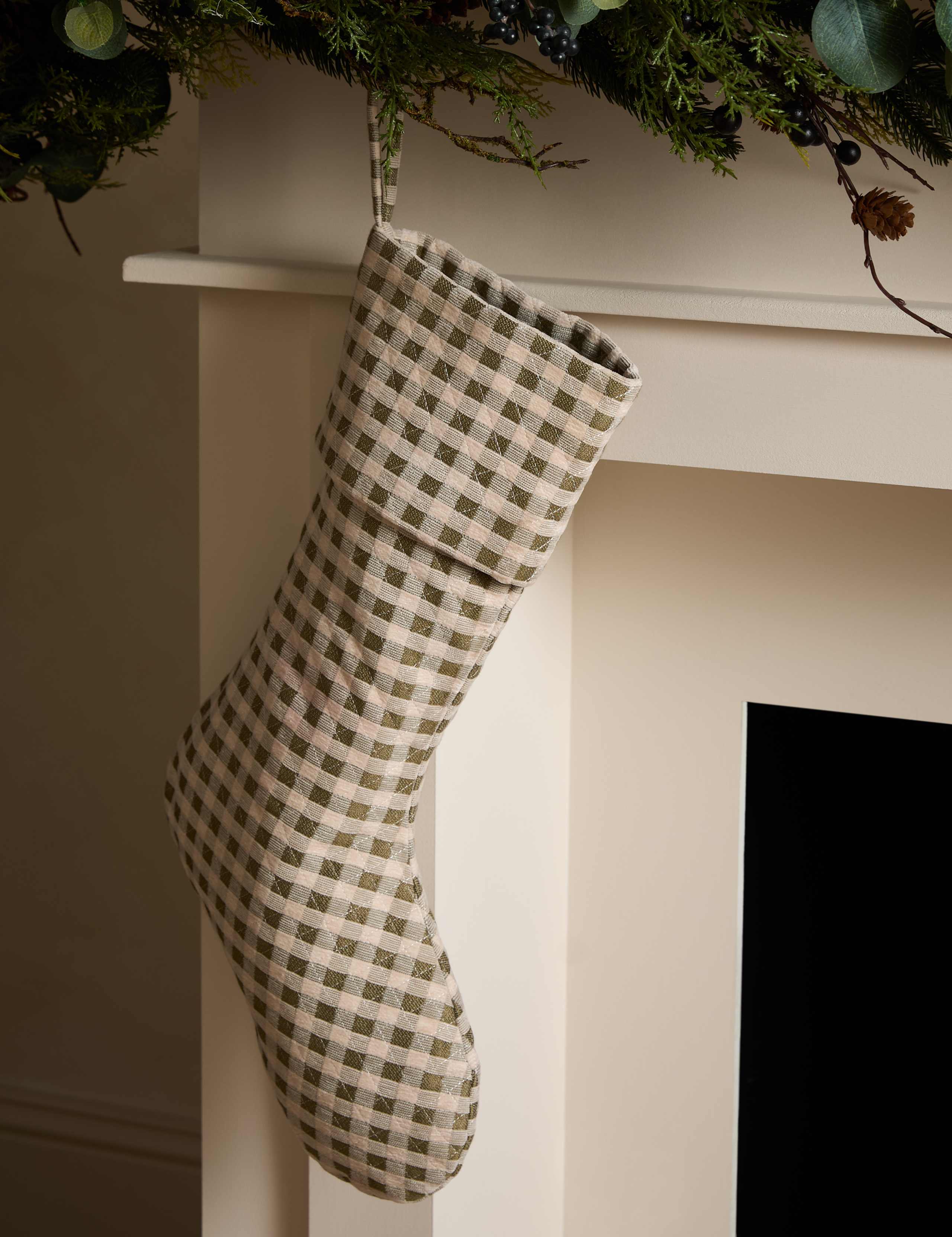 Gingham Stocking 1 of 3