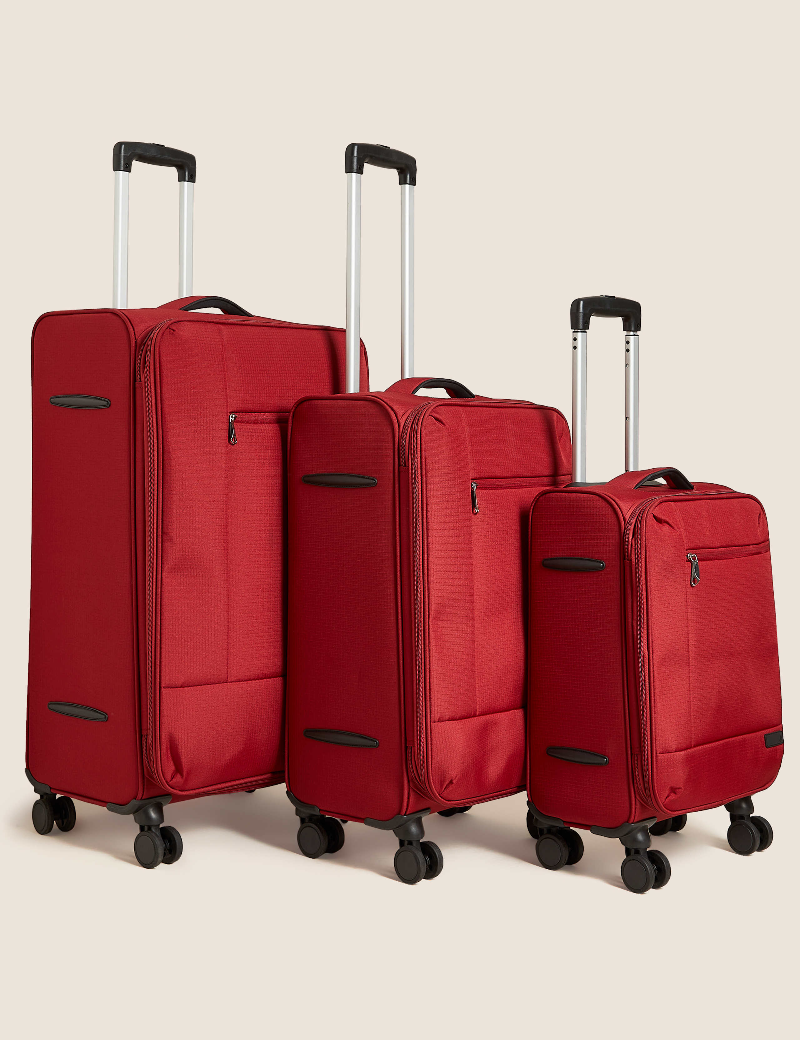 Seville 4 Wheel Soft Large Suitcase 5 of 6