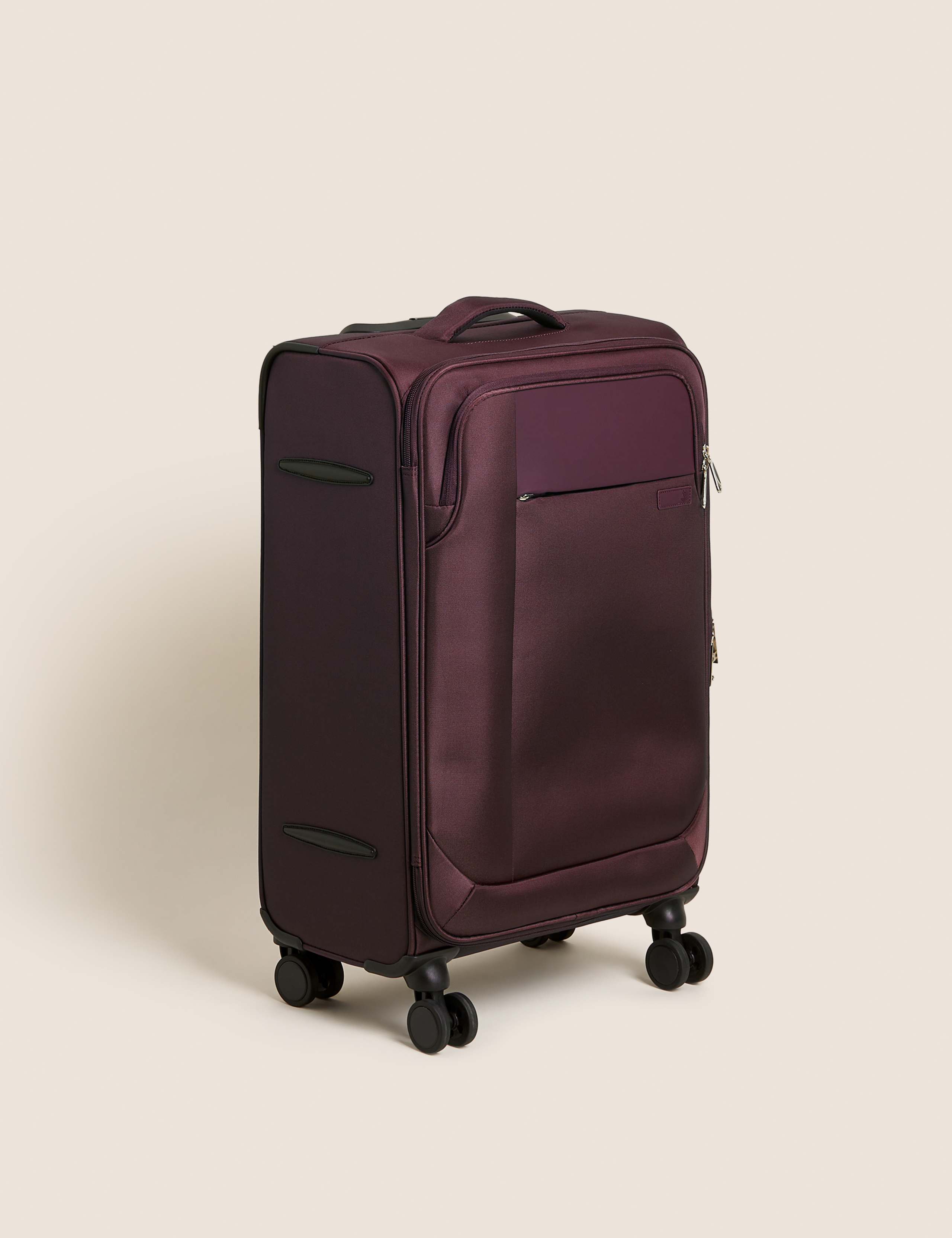 Lyon 4 Wheel Soft Medium Suitcase 1 of 6
