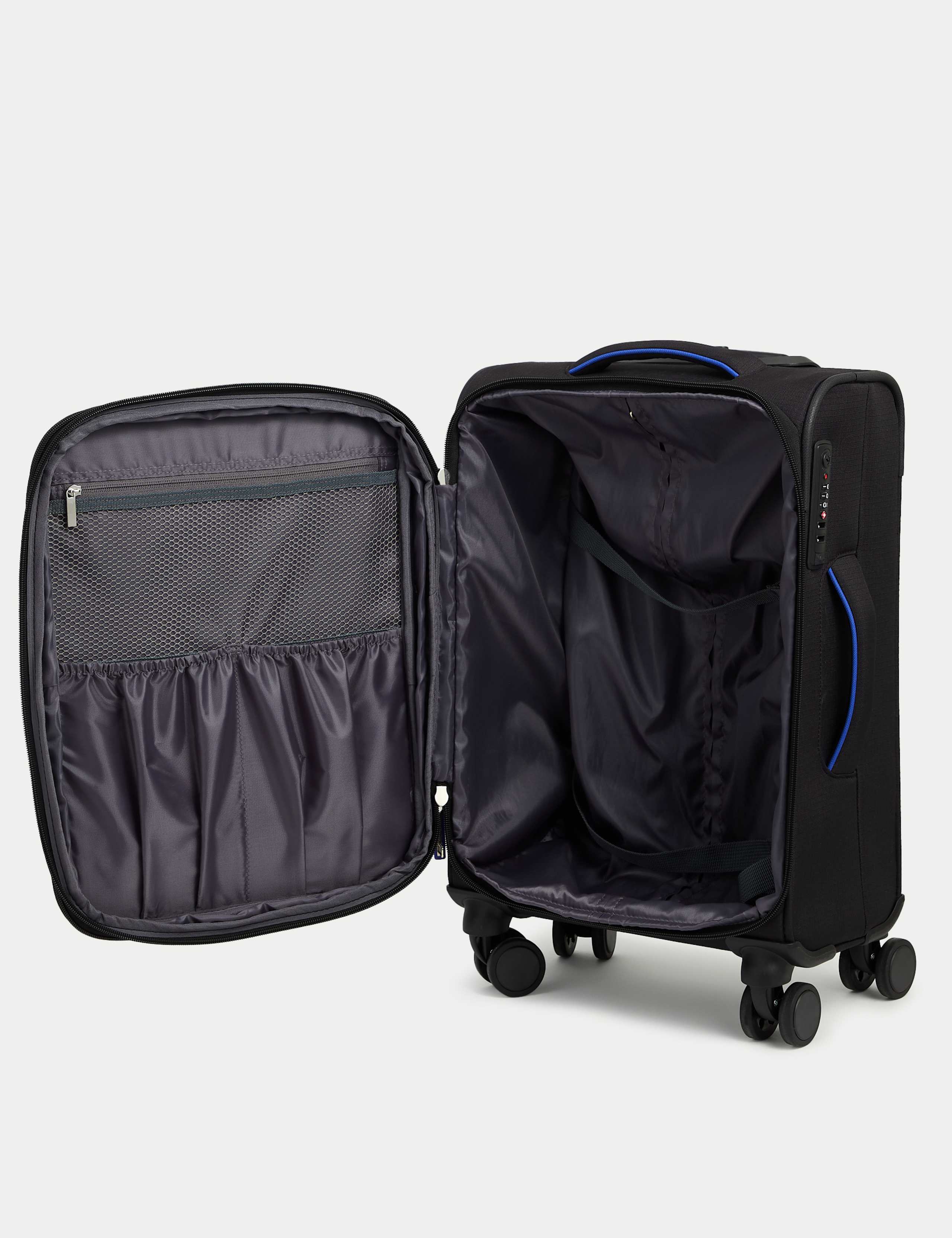 Seville 4 Wheel Soft Cabin Suitcase 5 of 5