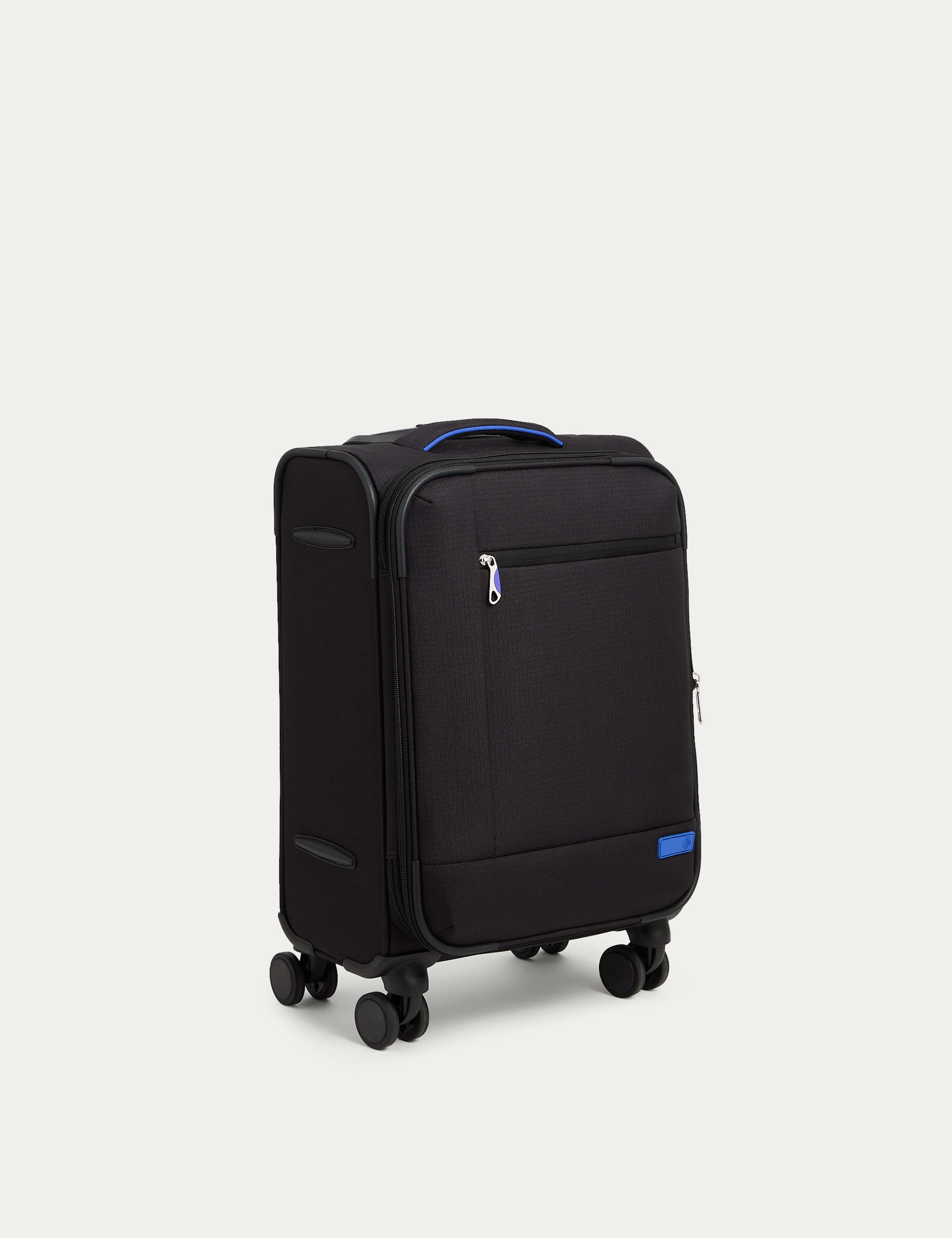Seville 4 Wheel Soft Cabin Suitcase 1 of 5