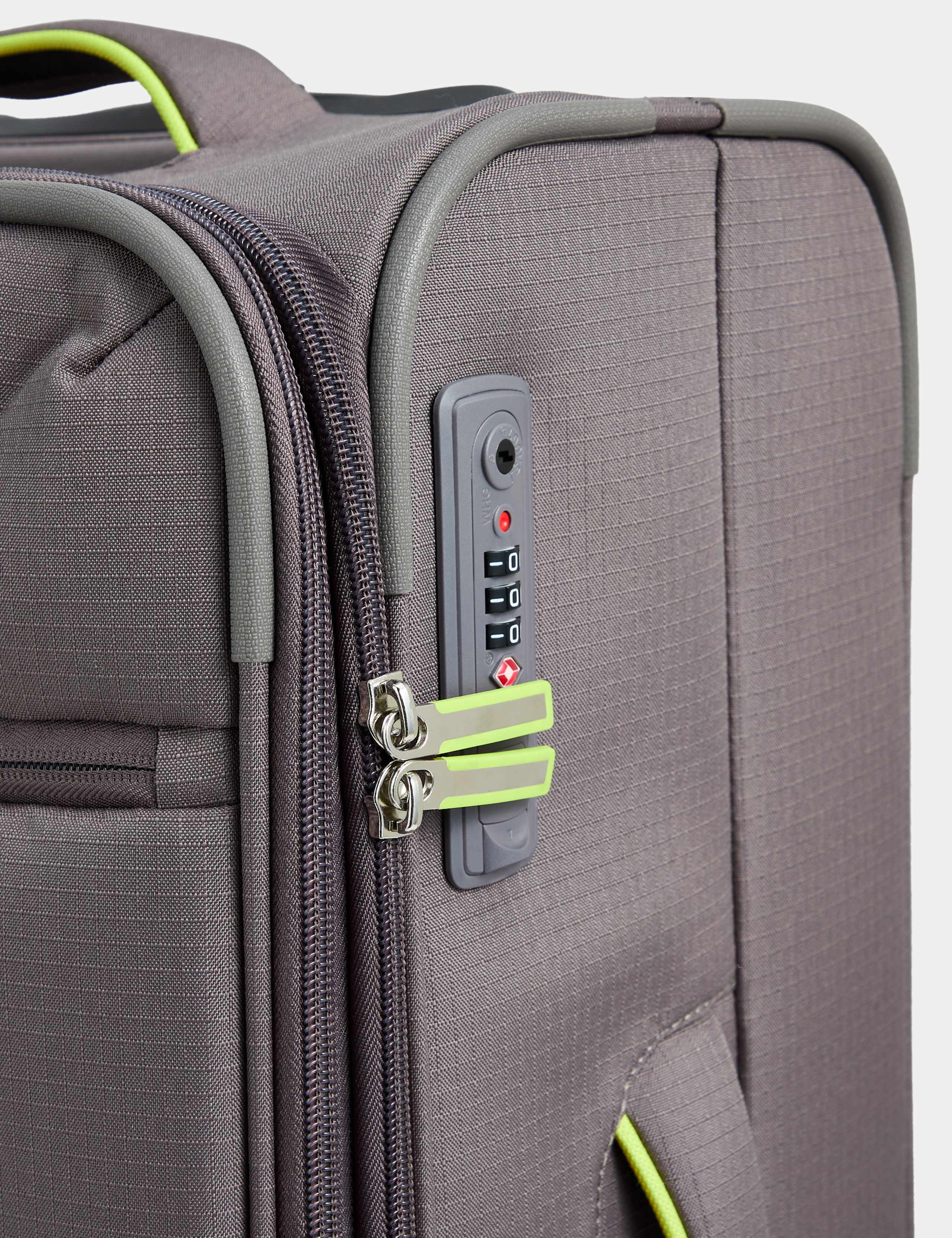 Seville 4 Wheel Soft Medium Suitcase 4 of 6