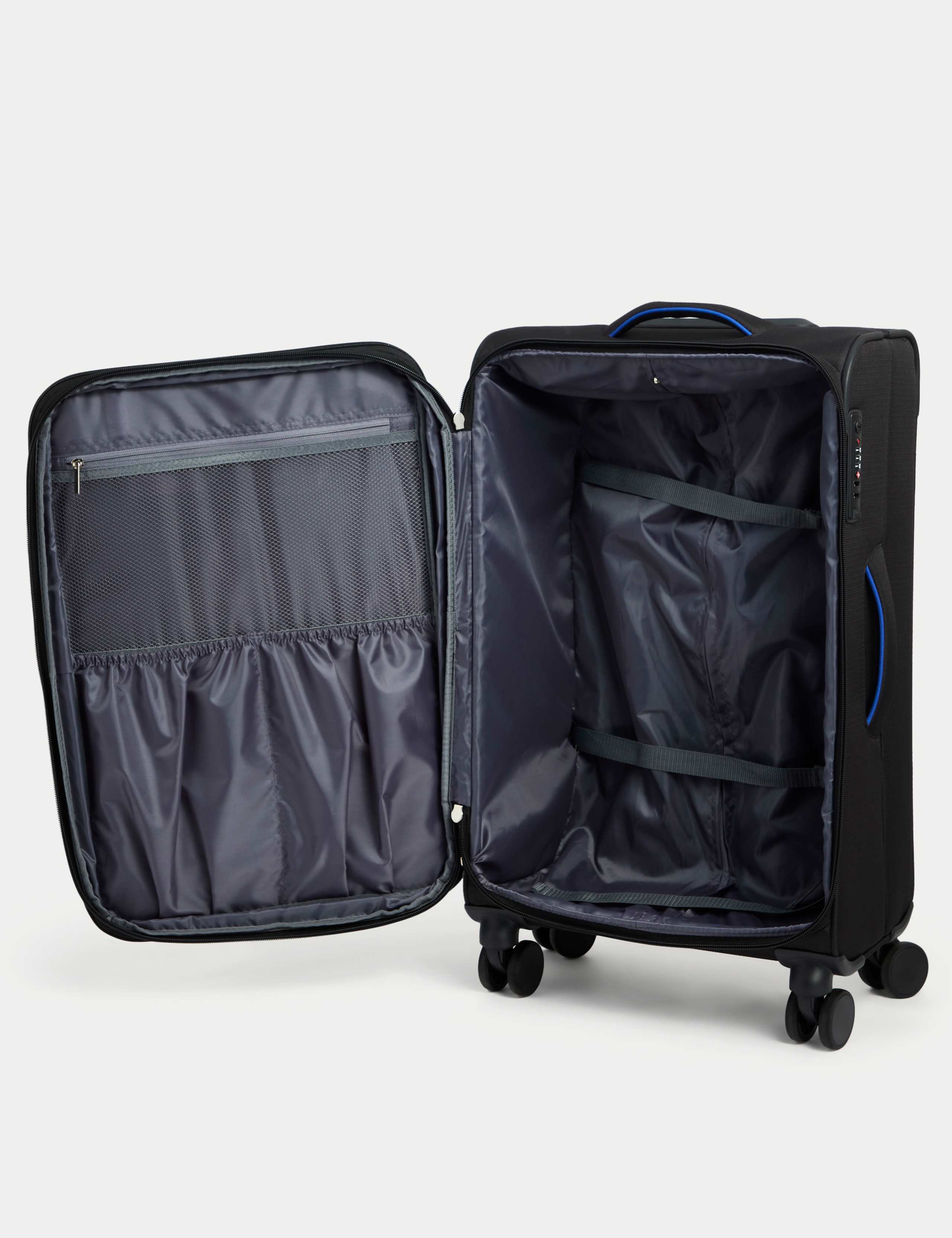 Seville 4 Wheel Soft Medium Suitcase 6 of 6