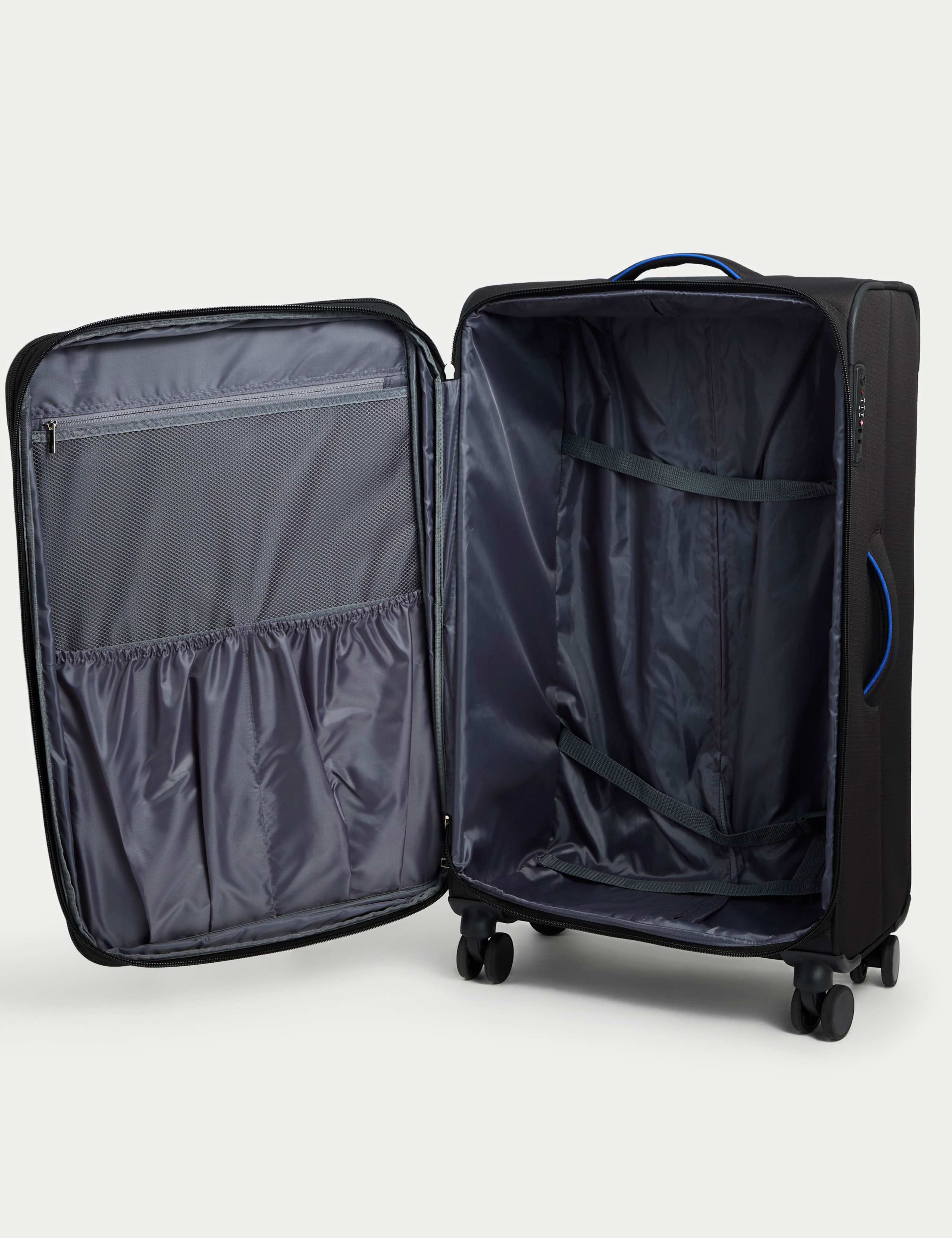Seville 4 Wheel Soft Large Suitcase 6 of 6