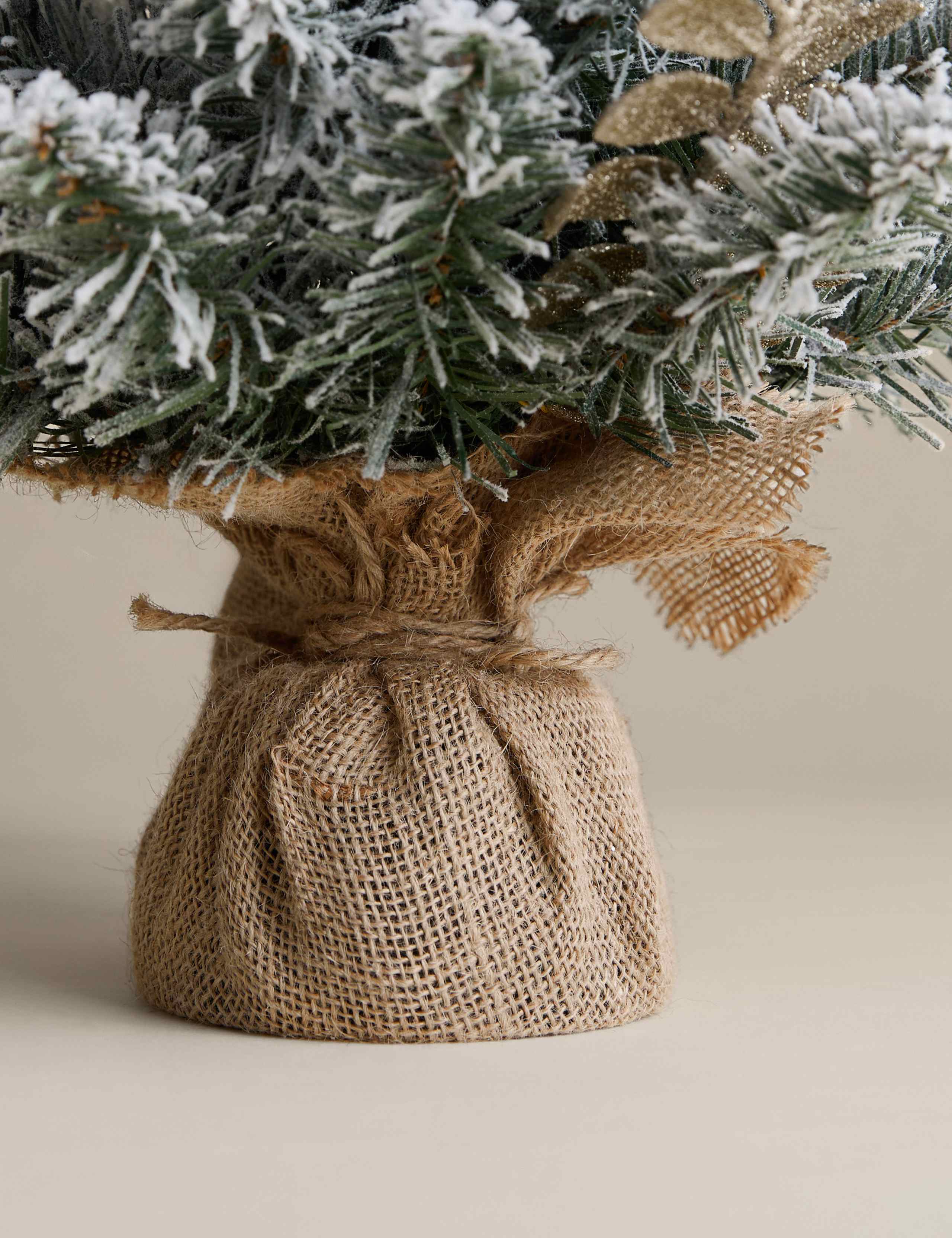 1.5ft Pre-Lit Glam Snowy Christmas Tree 4 of 4