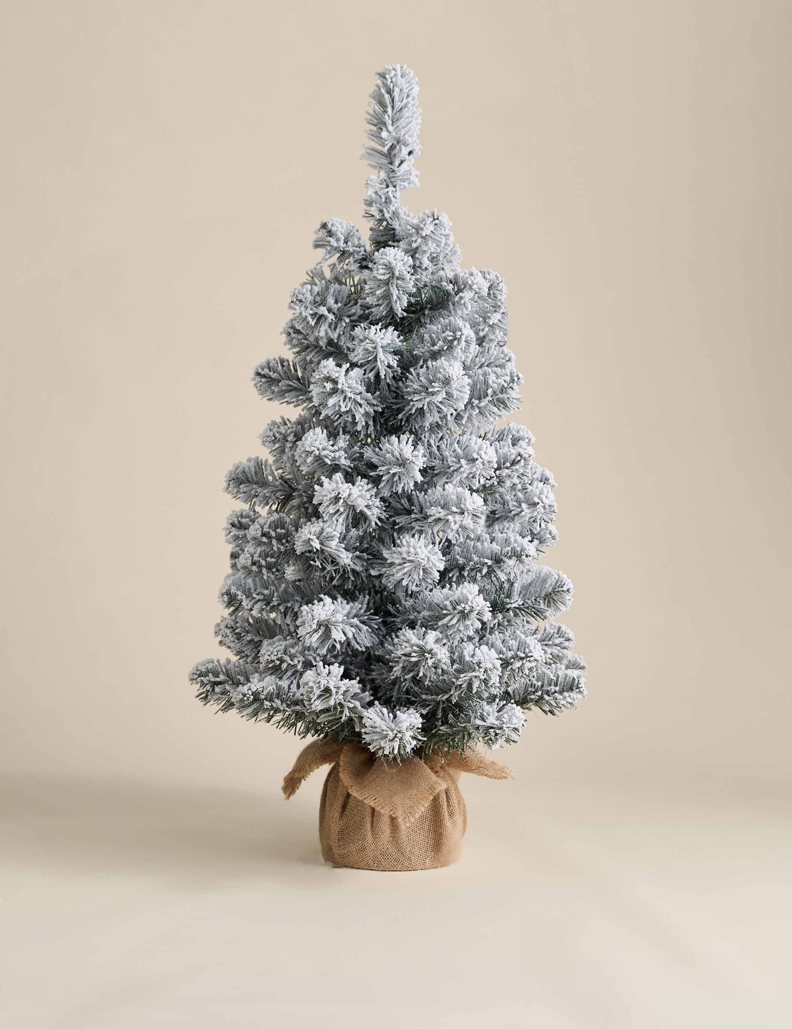 3ft Pre-LIt Snowy Christmas Tree 2 of 4