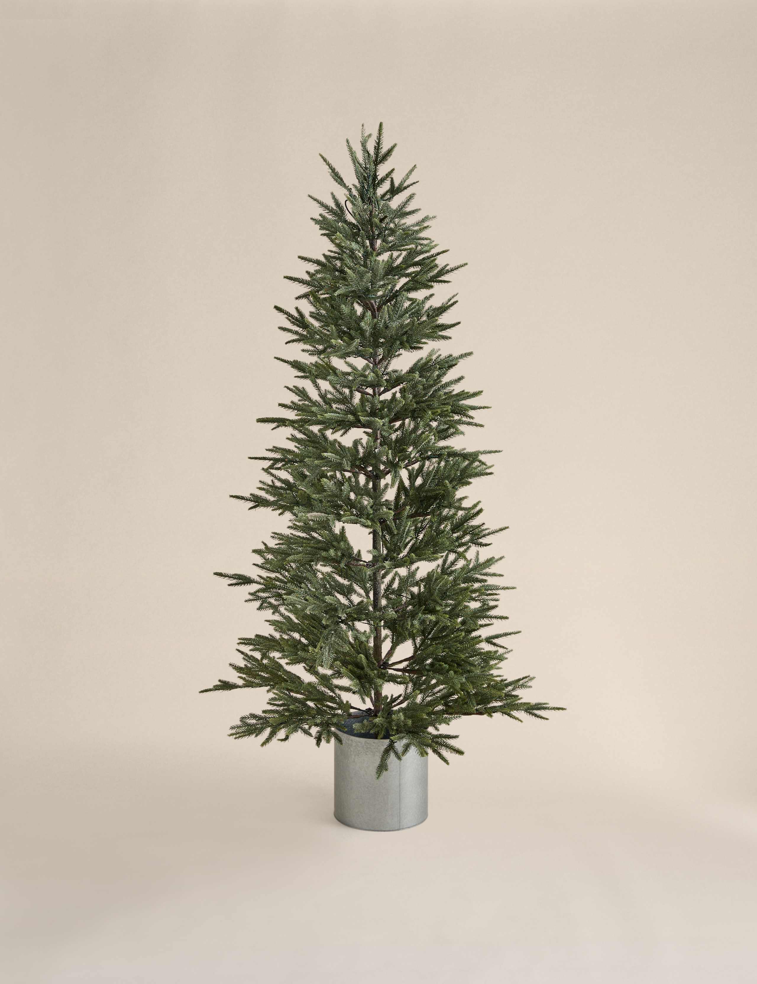 6ft Pre-Lit Potted Christmas Tree 5 of 5