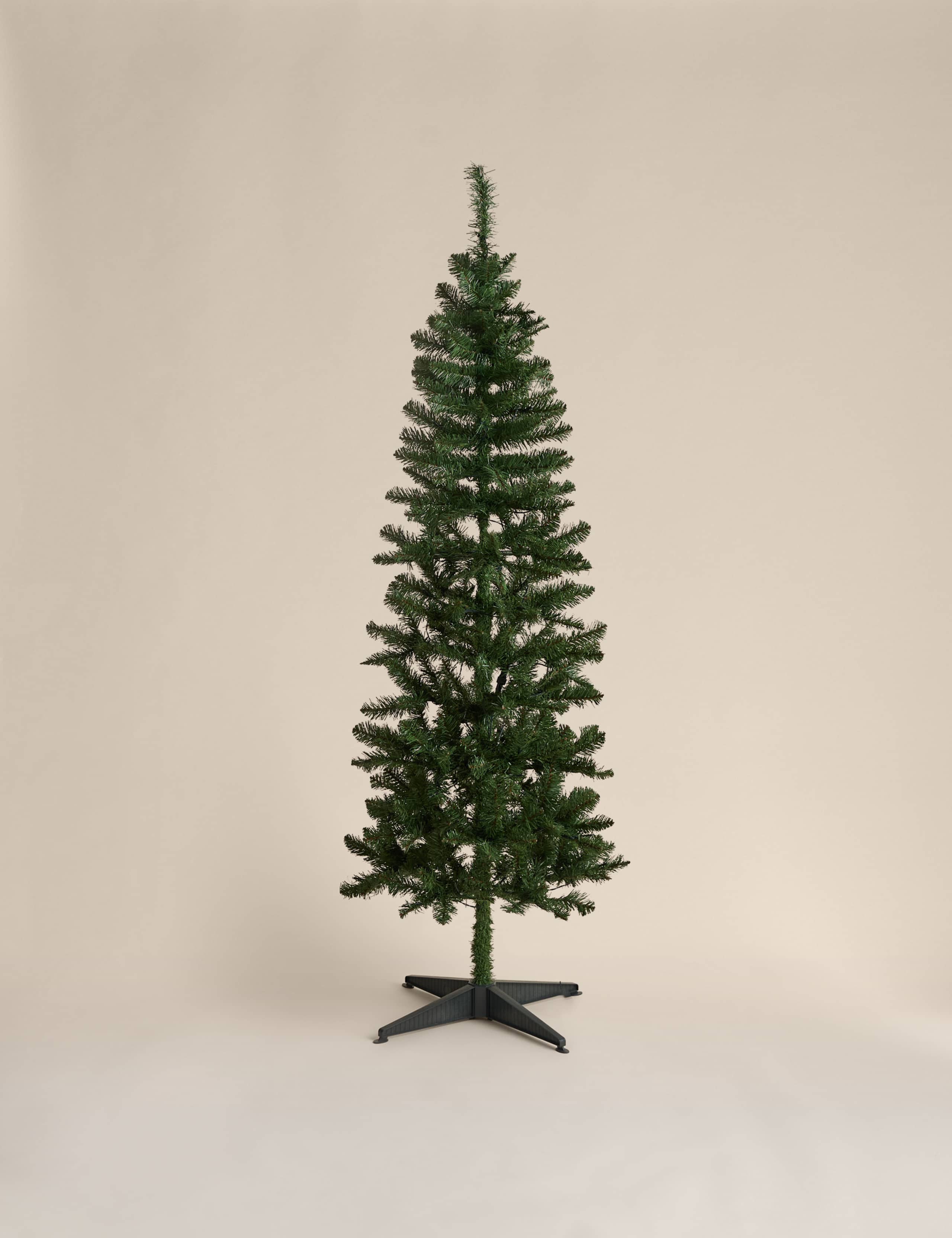 6ft Pre-Lit Slim Spruce Christmas Tree 5 of 5