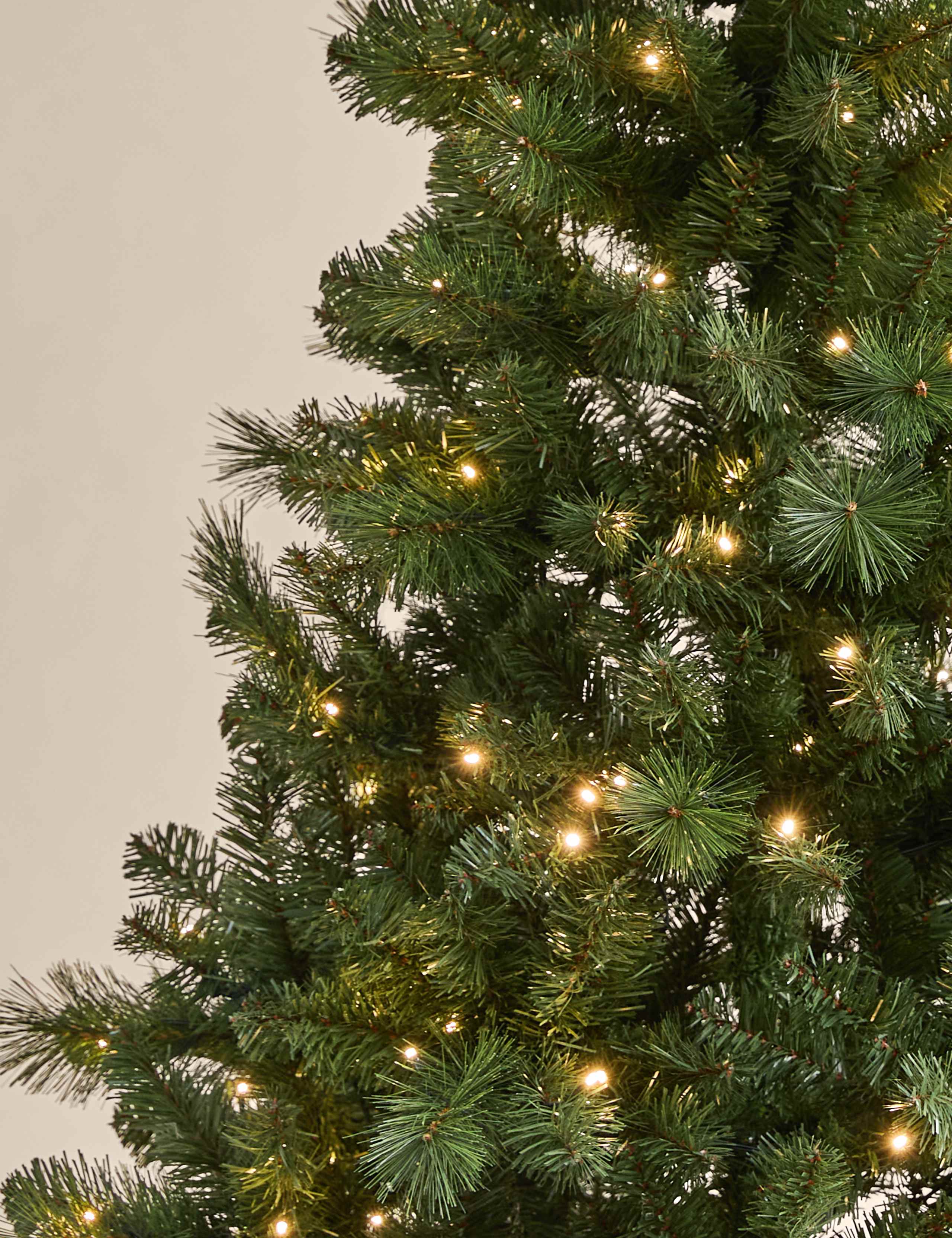 6ft Pre-Lit Pine Christmas Tree 4 of 5