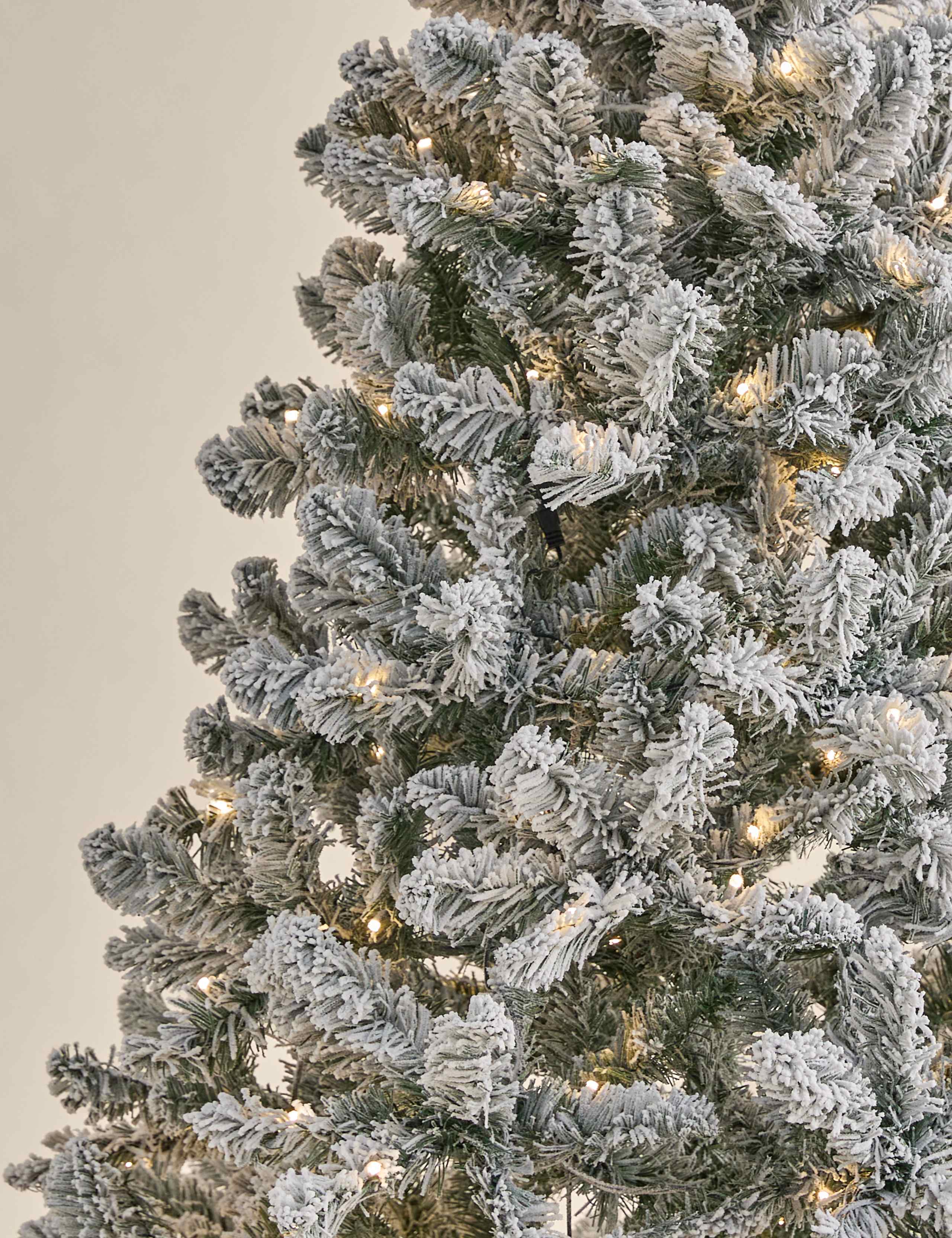 6ft Pre-Lit Snowy Christmas Tree 4 of 5