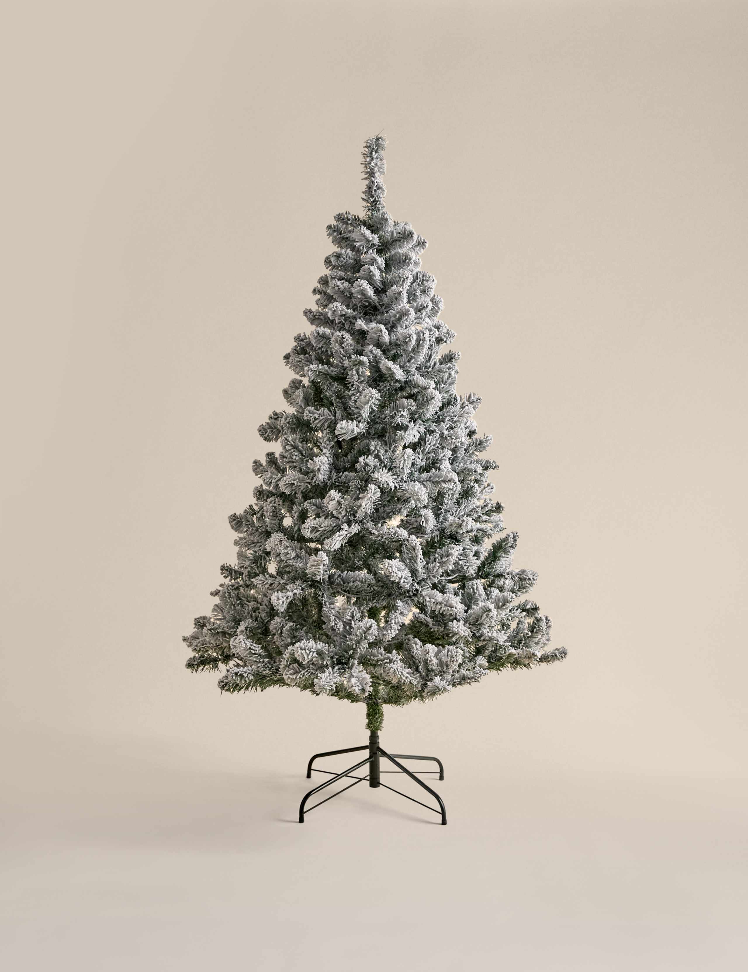 6ft Pre-Lit Snowy Christmas Tree 5 of 5