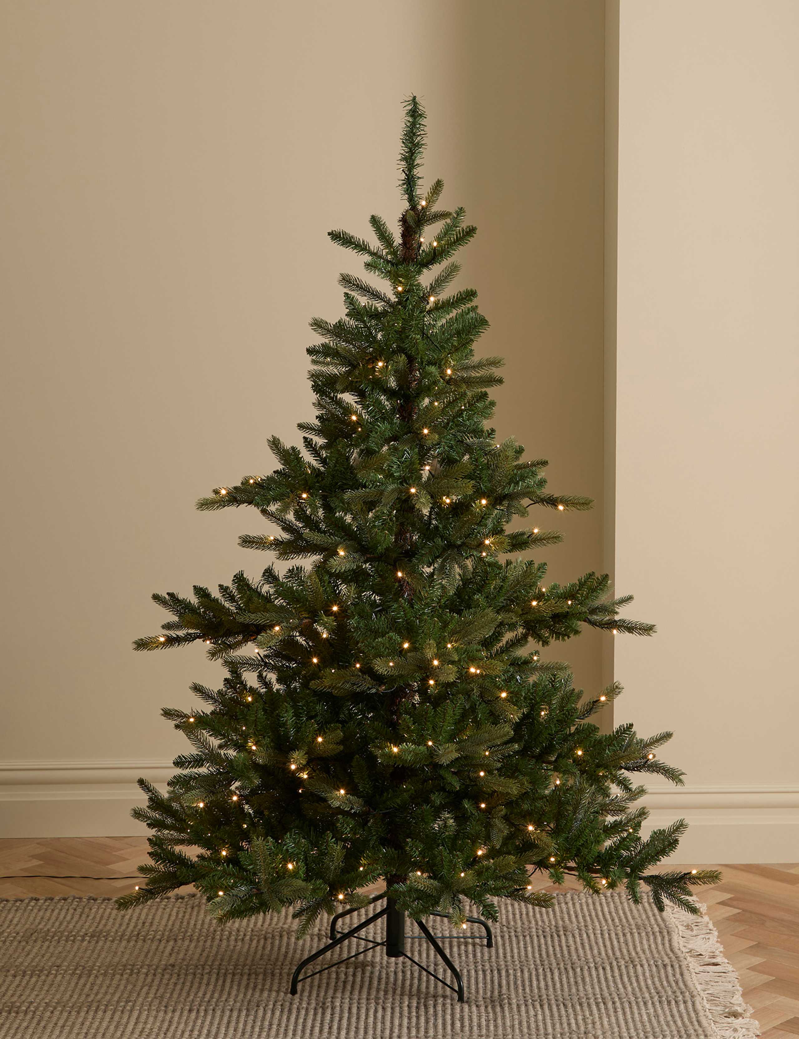 6ft Pre-Lit Noble Christmas Tree 1 of 5