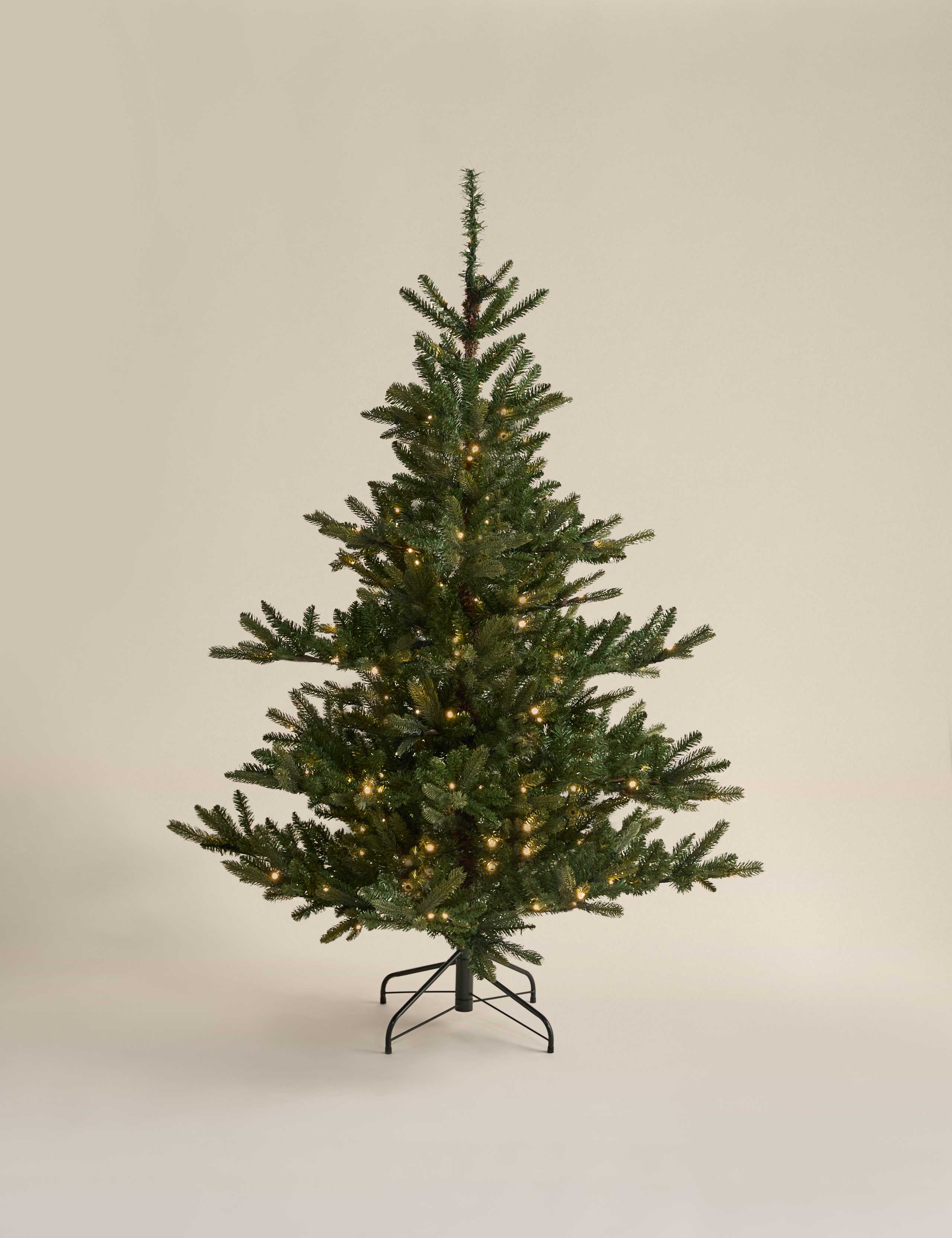 6ft Pre-Lit Noble Christmas Tree 2 of 5