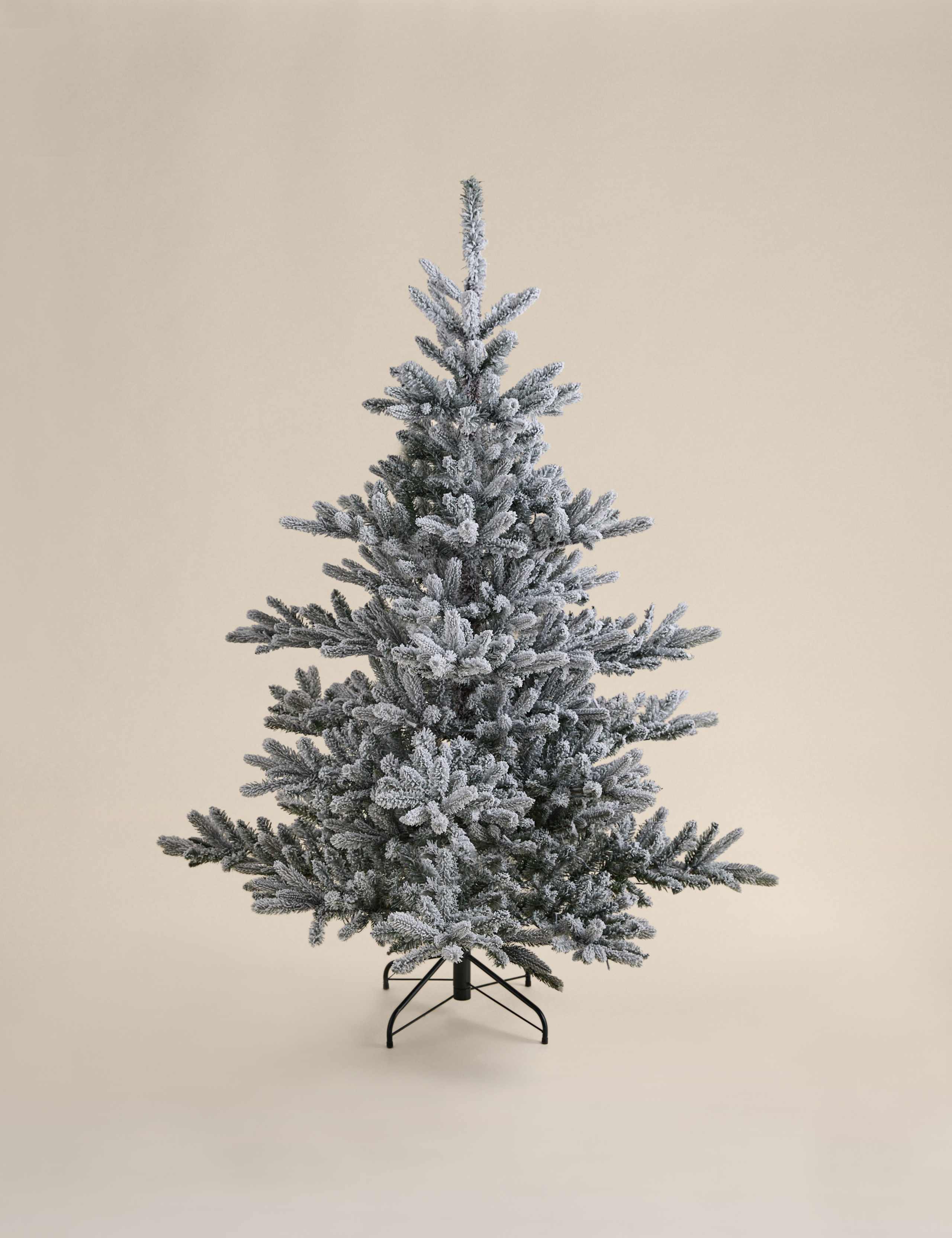 6ft Pre-Lit Snowy Noble Christmas Tree 5 of 5